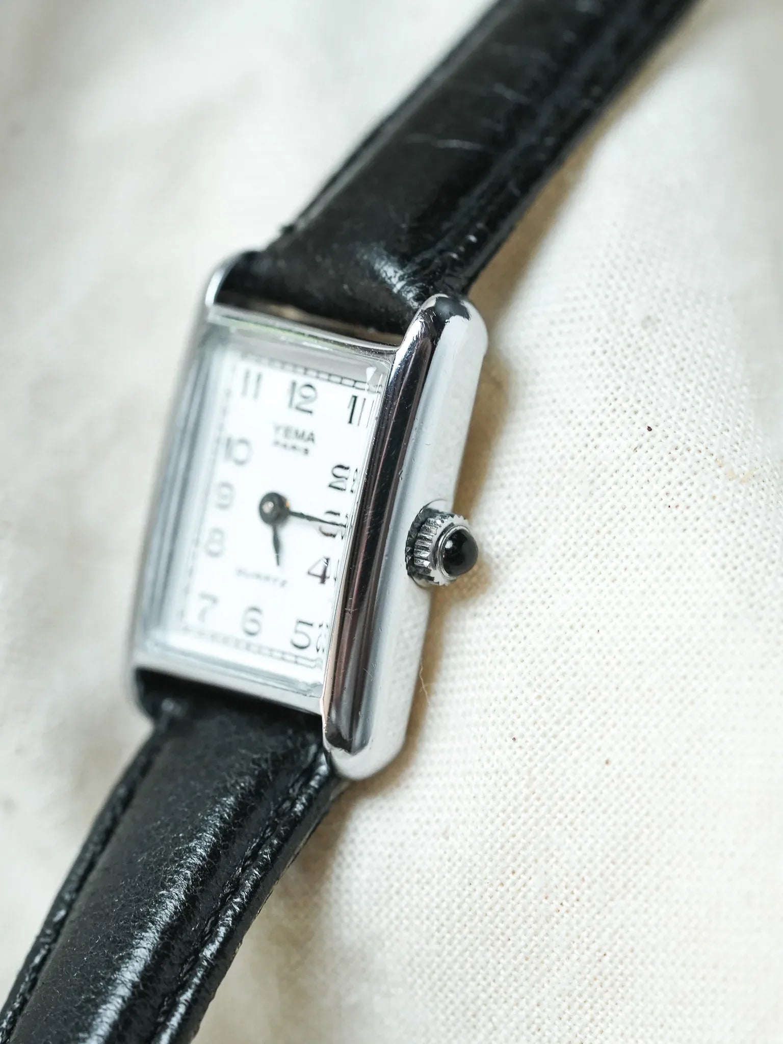 Yema - Mini Tank Femme Curvée Acier - 1990s - Atelier Victor