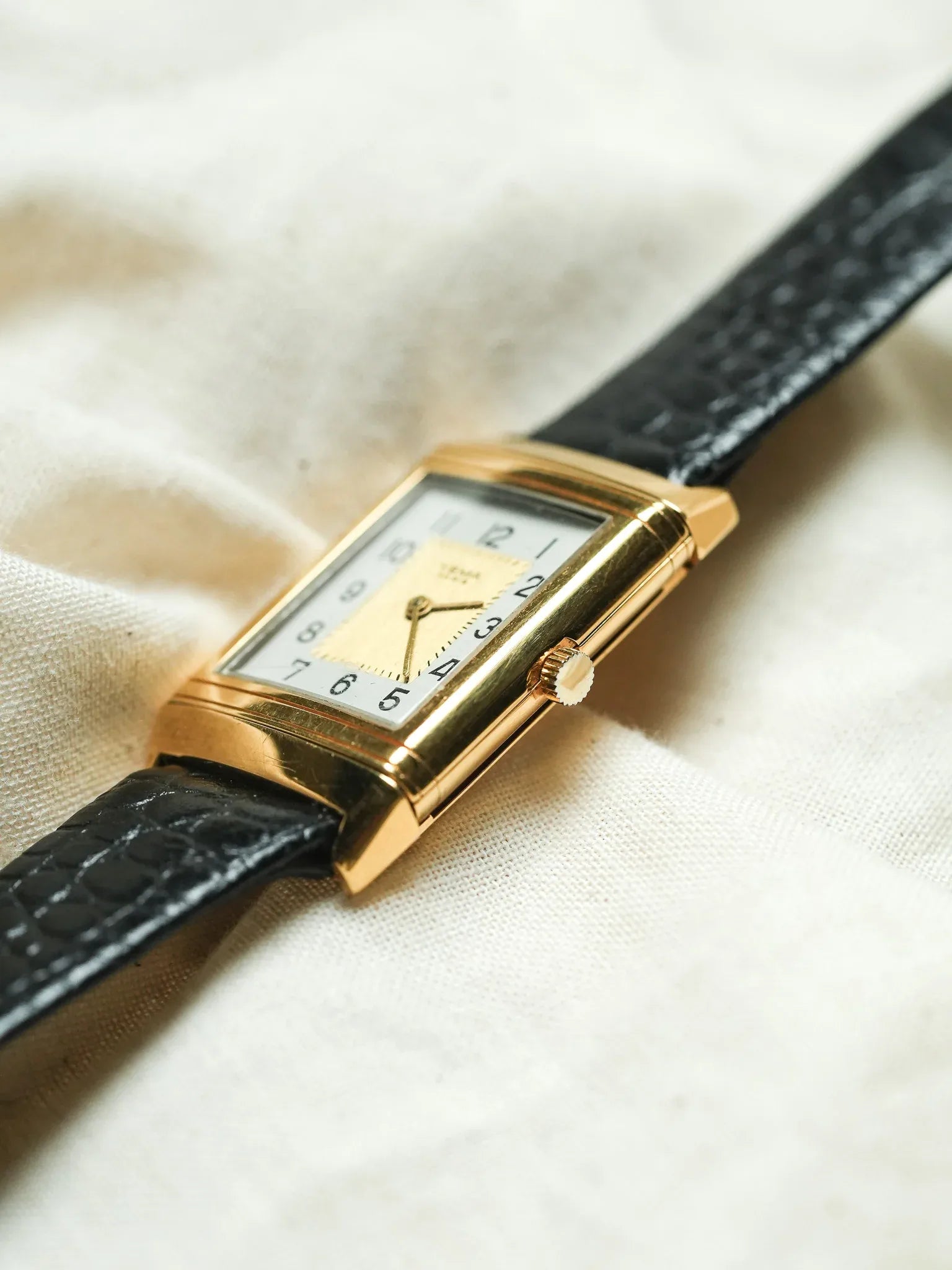 Yema - Paris "Reverso" plaqué or - 1990s - Atelier Victor