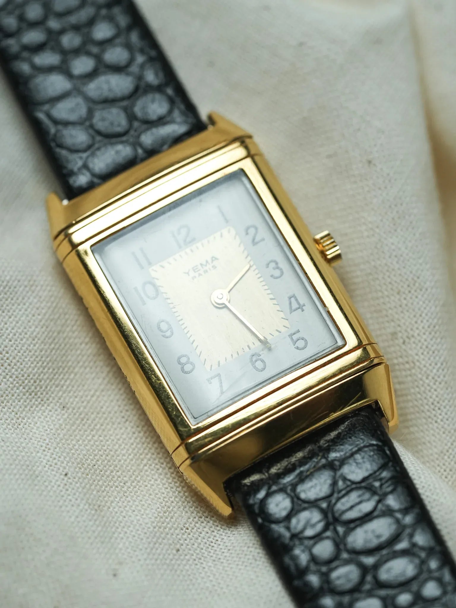 Yema - Paris "Reverso" plaqué or - 1990s - Atelier Victor