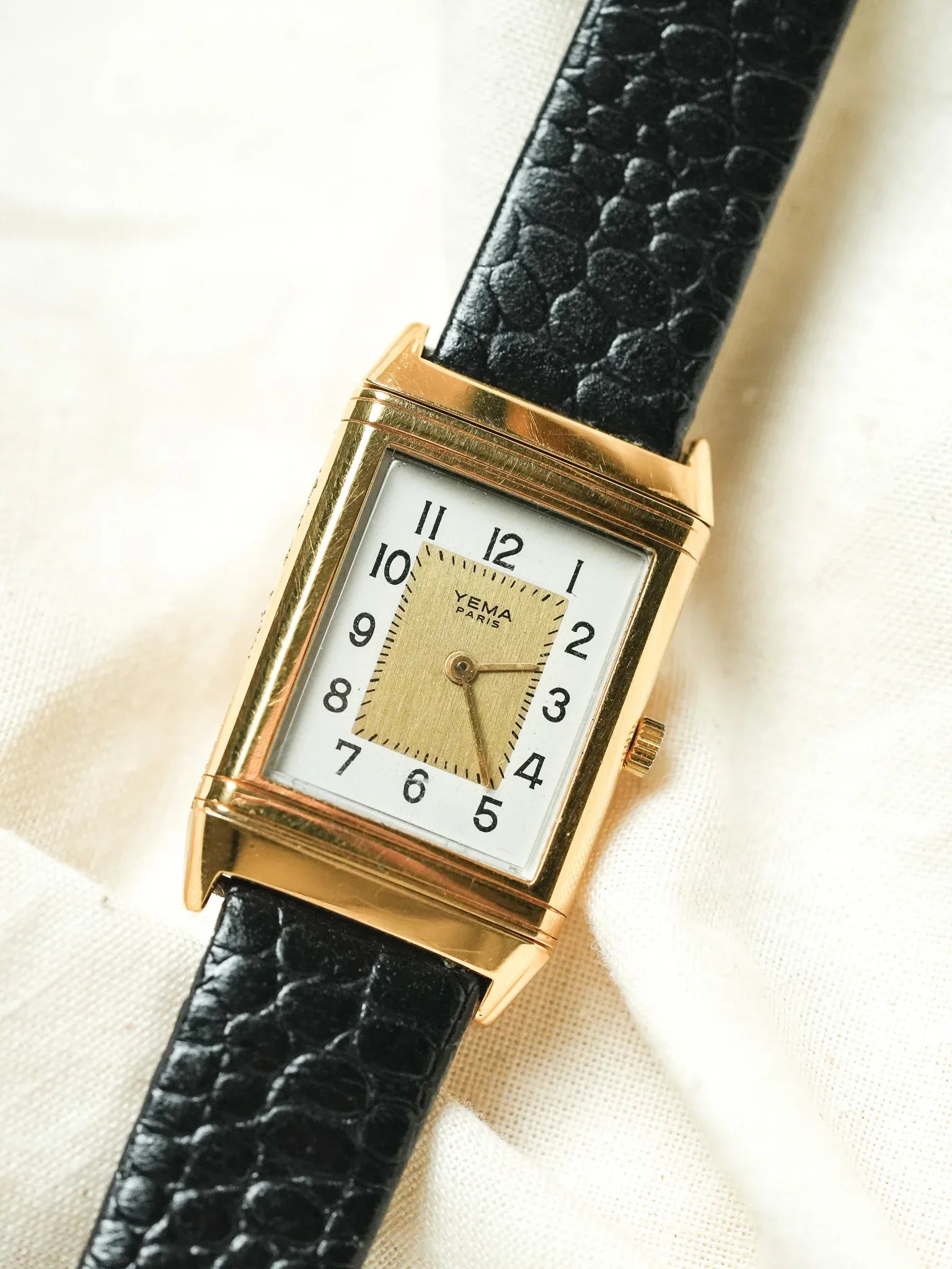 Yema - Paris "Reverso" plaqué or - 1990s - Atelier Victor