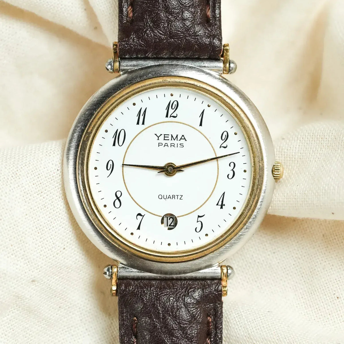YEMA Paris YM902 Wom\'s 3-3/4 Ligne Quartz 1/2 Bangle Watch Cub Zir *New Vintage Vintage Yema Watches & Pre-Owned | Superman, Rallygraf, Paris main image 4