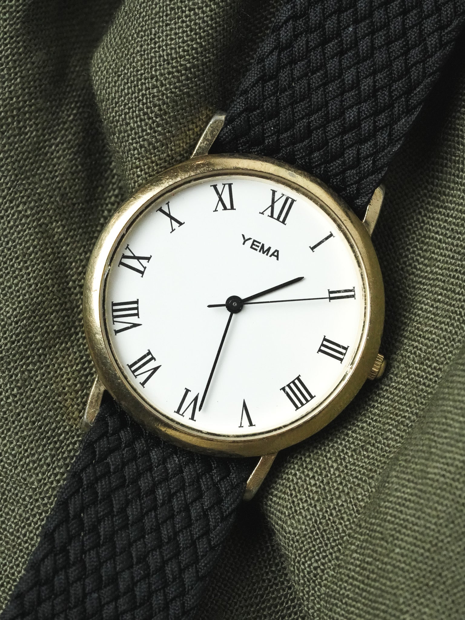 Yema - Plaqué or romain - 1990s - Atelier Victor - Vintage Watch Shop