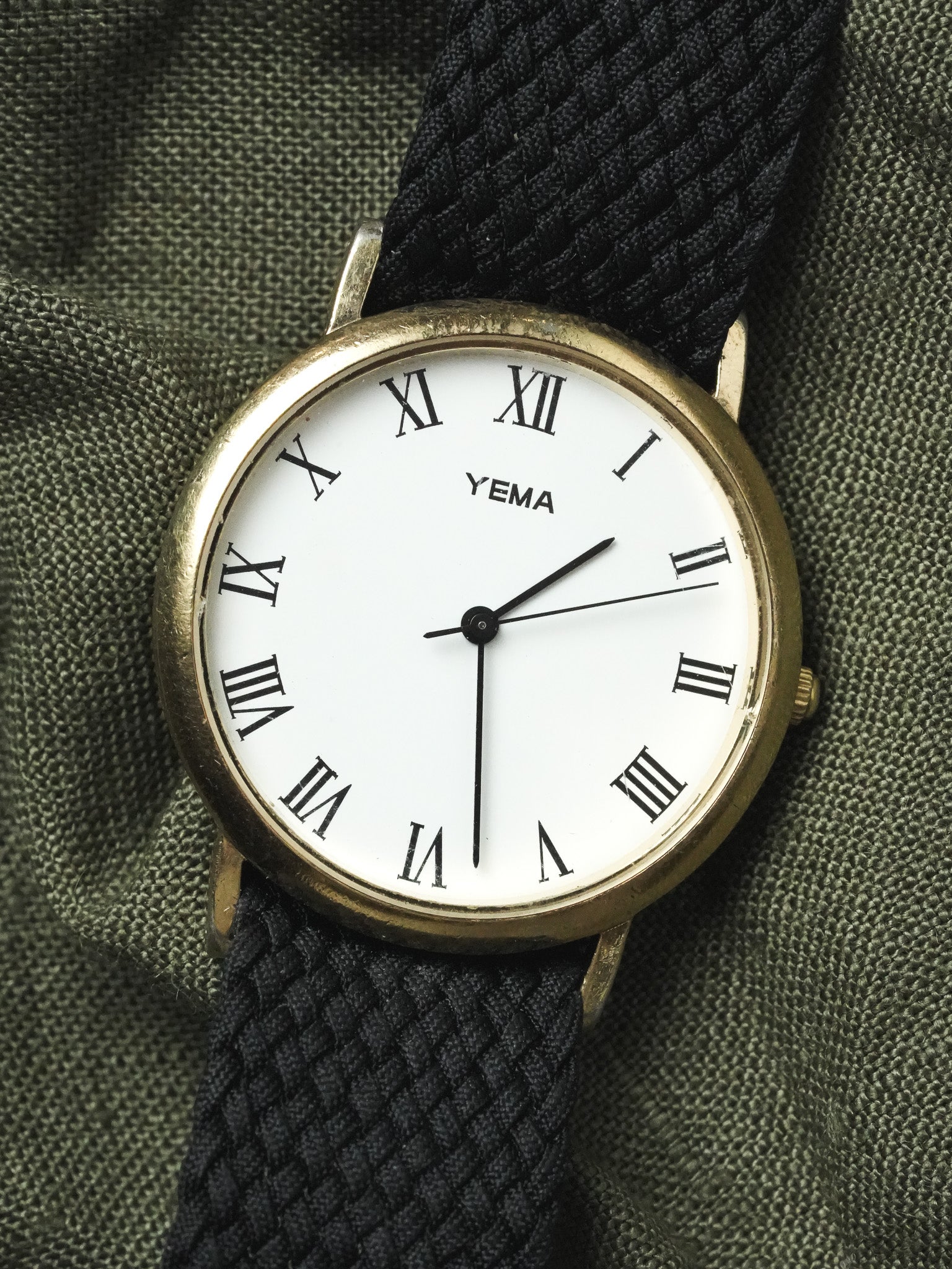 Yema - Plaqué or romain - 1990s - Atelier Victor - Vintage Watch Shop