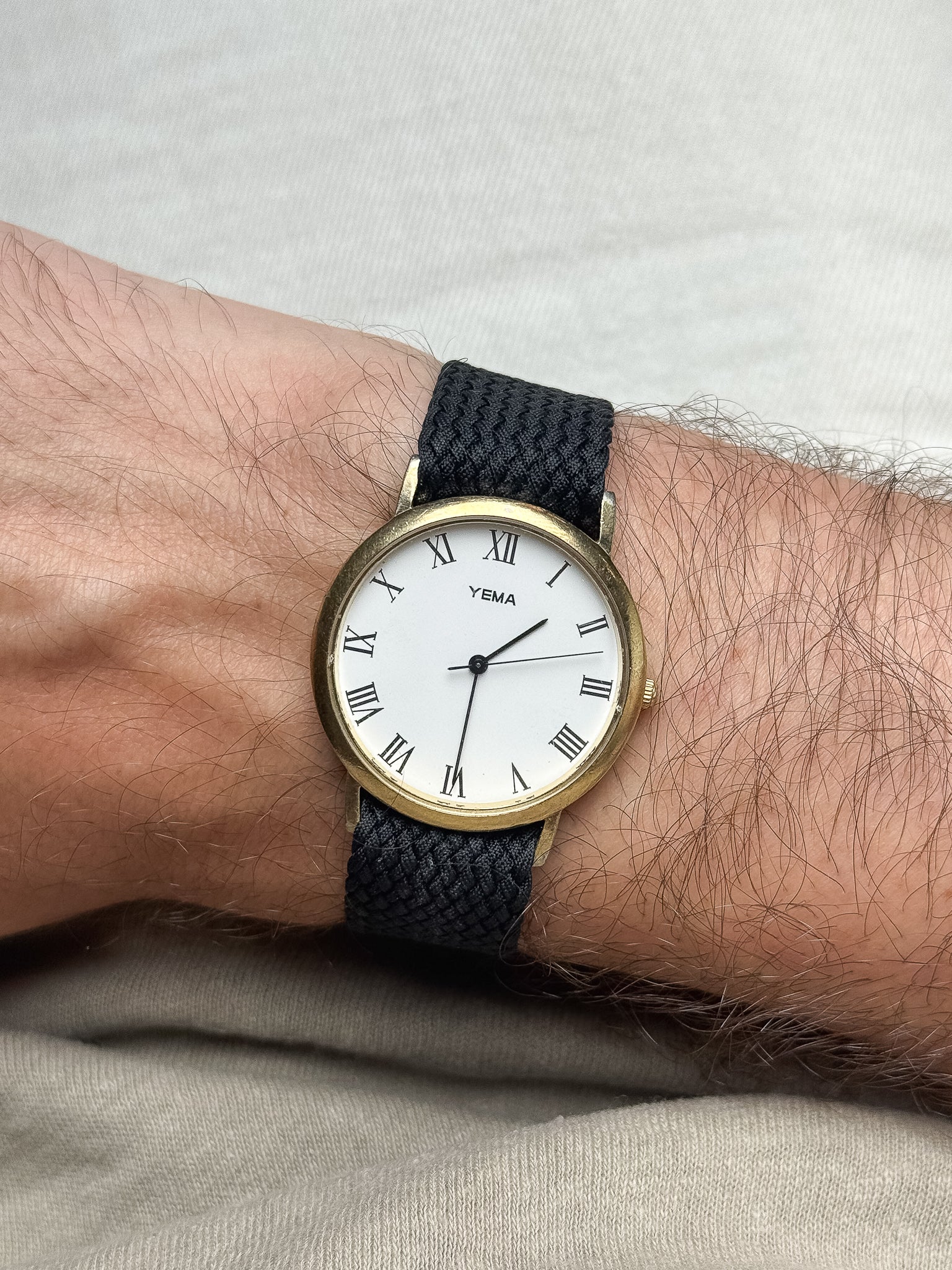 Yema - Plaqué or romain - 1990s - Atelier Victor - Vintage Watch Shop