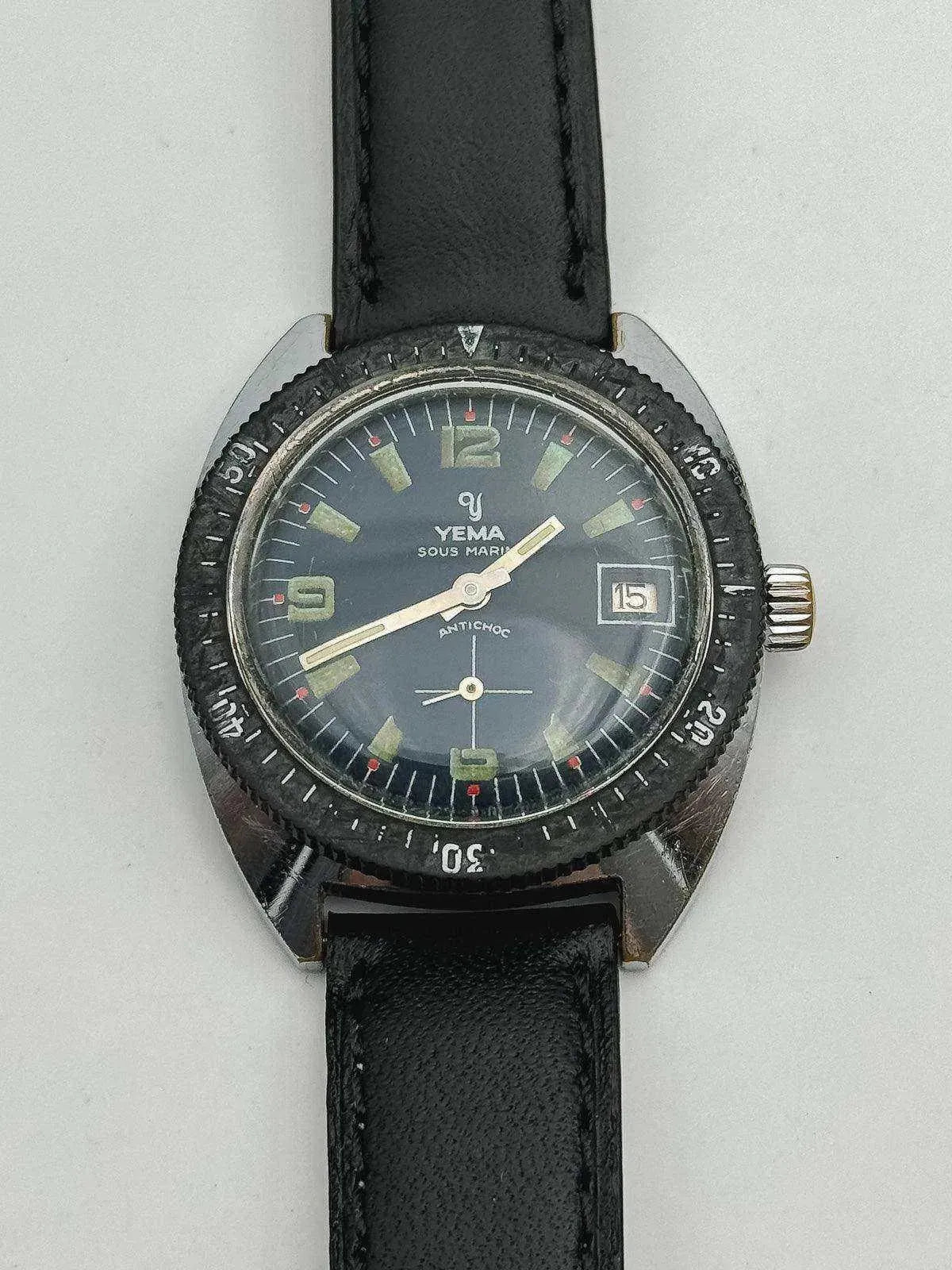 Yema - Plongeuse Sous Marine Petite Seconde - 1960s - Atelier Victor - Vintage Watch Shop