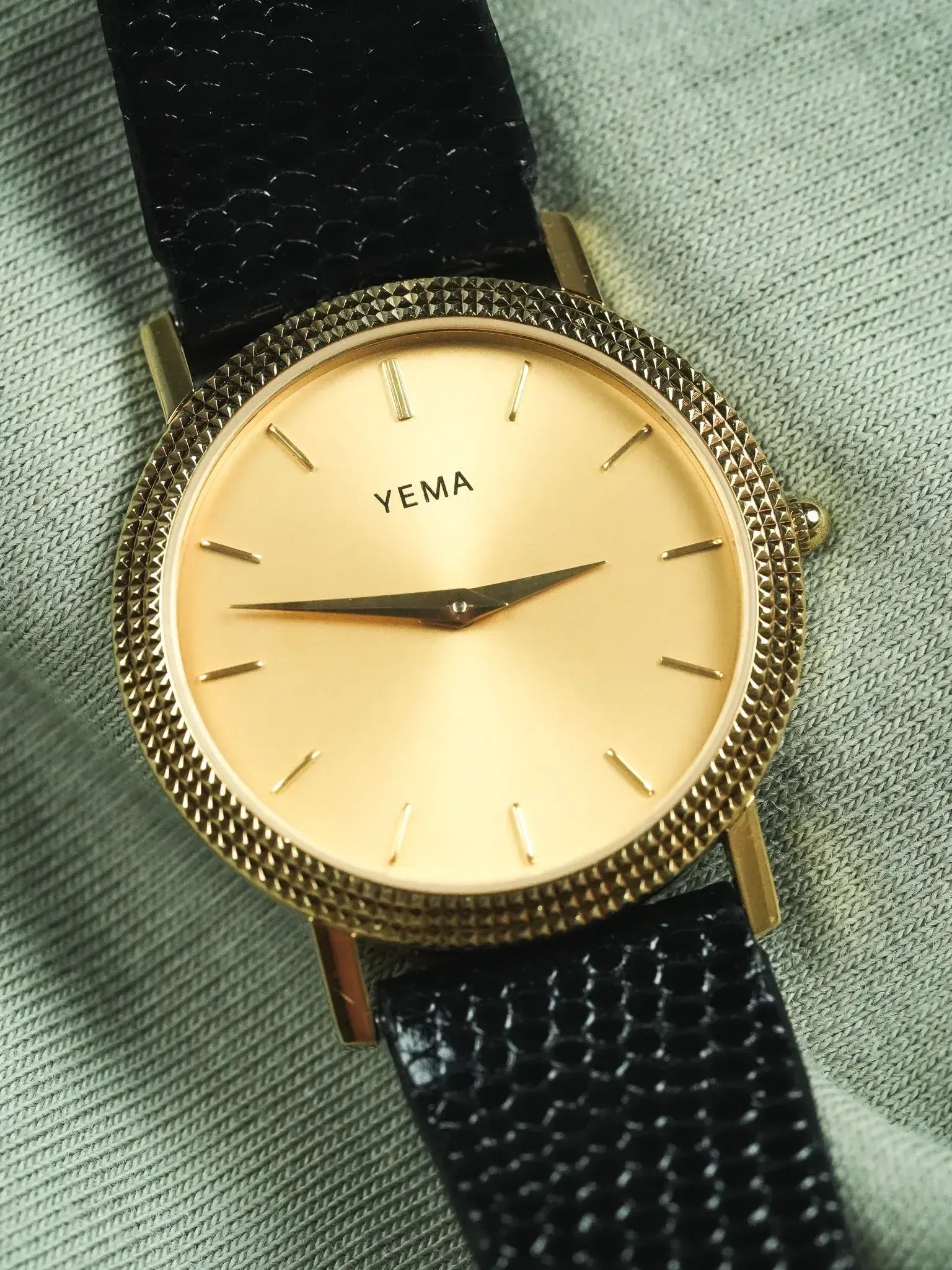 Yema - Rotonda Oro Guilloché Tutta originale - 1990s 
