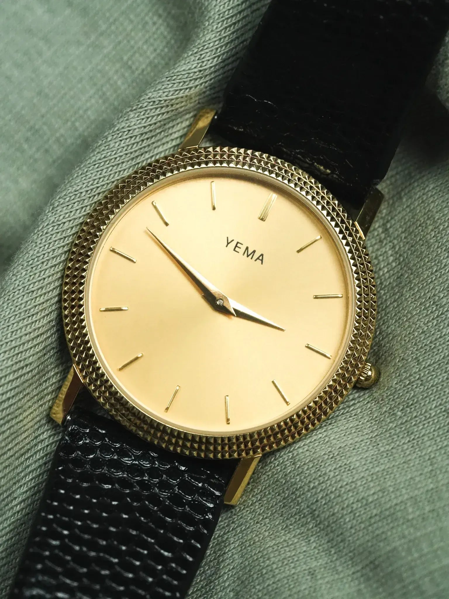 Yema - Rotonda Oro Guilloché Tutta originale - 1990s 