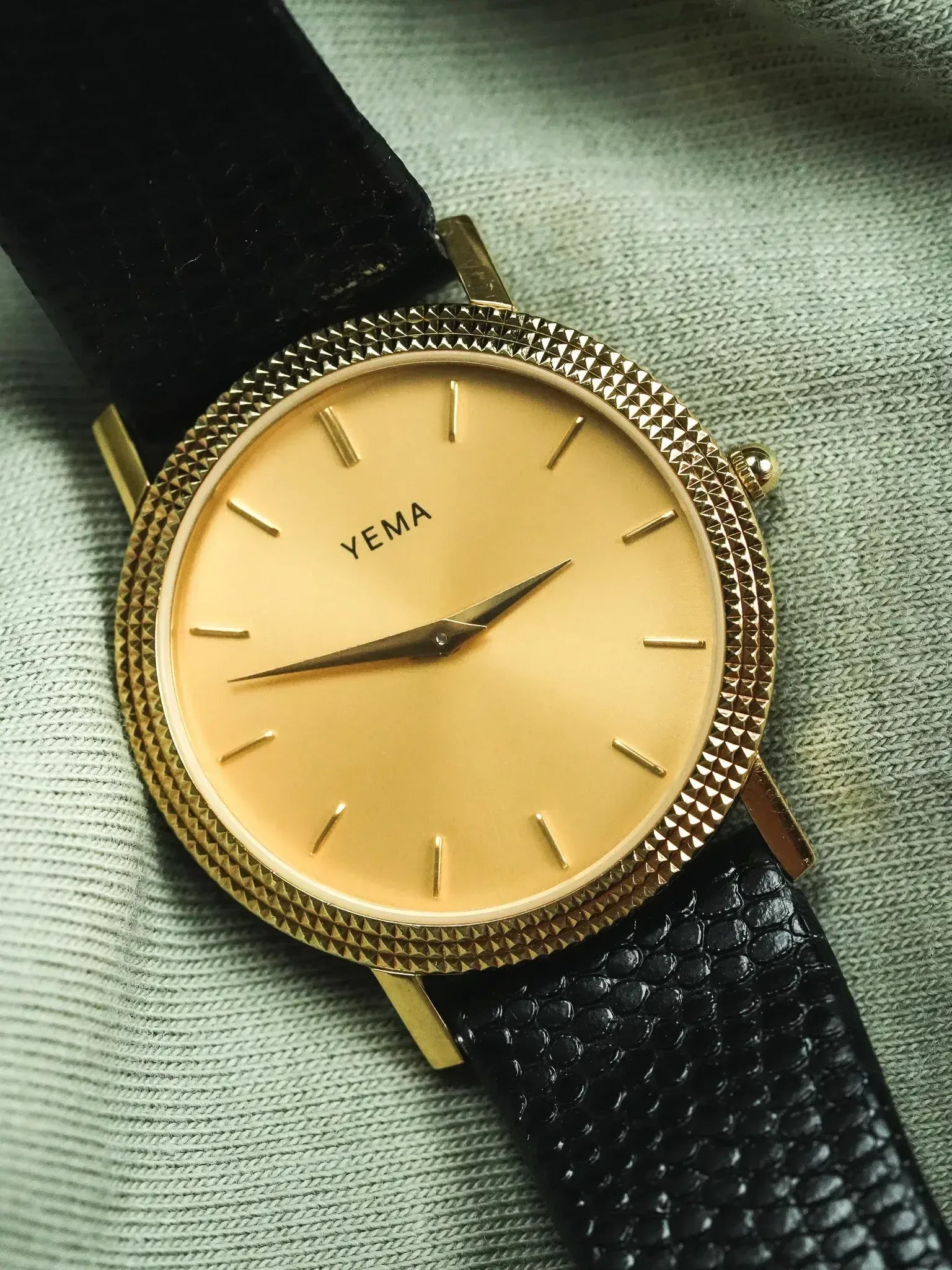 Yema - Rotonda Oro Guilloché Tutta originale - 1990s 