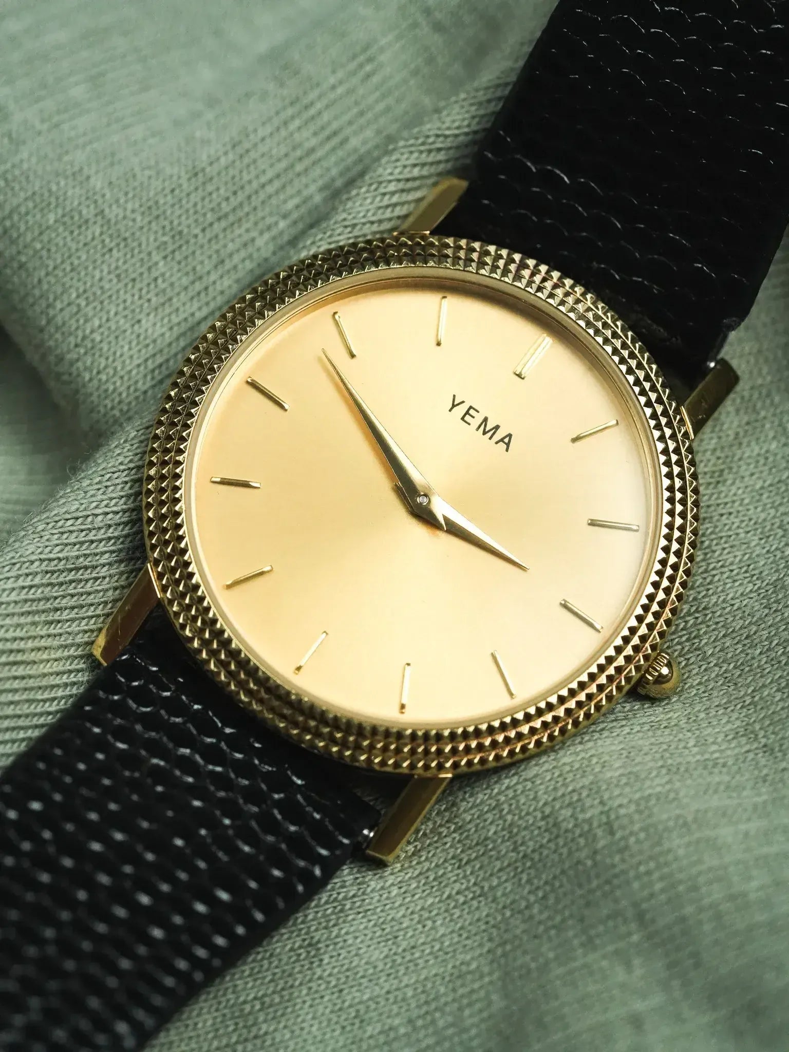 Yema - Rotonda Oro Guilloché Tutta originale - 1990s 