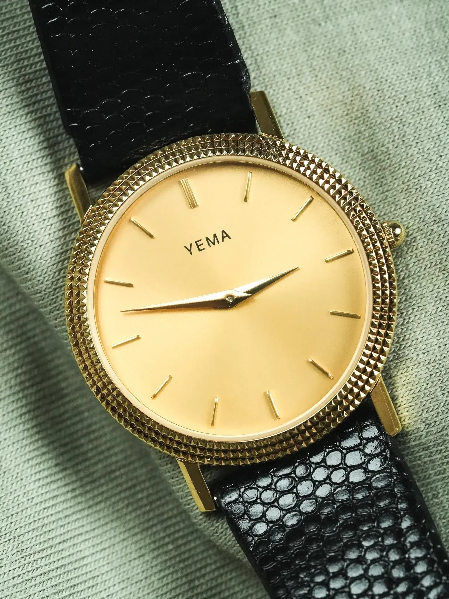 Yema - Rotonda Oro Guilloché Tutta originale - 1990s 