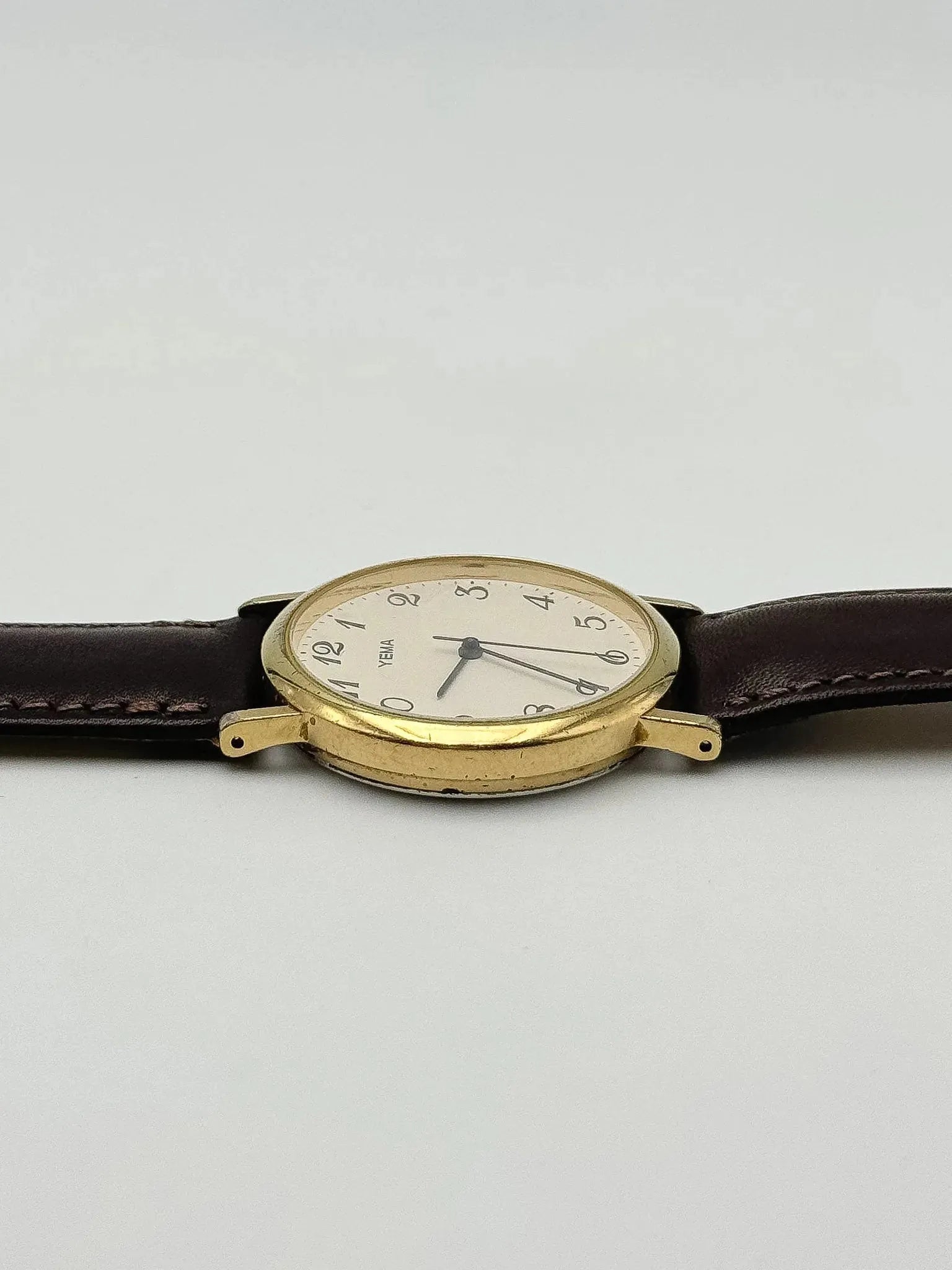 Yema - Ronde plaqué or Breguet Numerals - 1990s - Atelier Victor Paris - Vintage Watch Shop Dubai