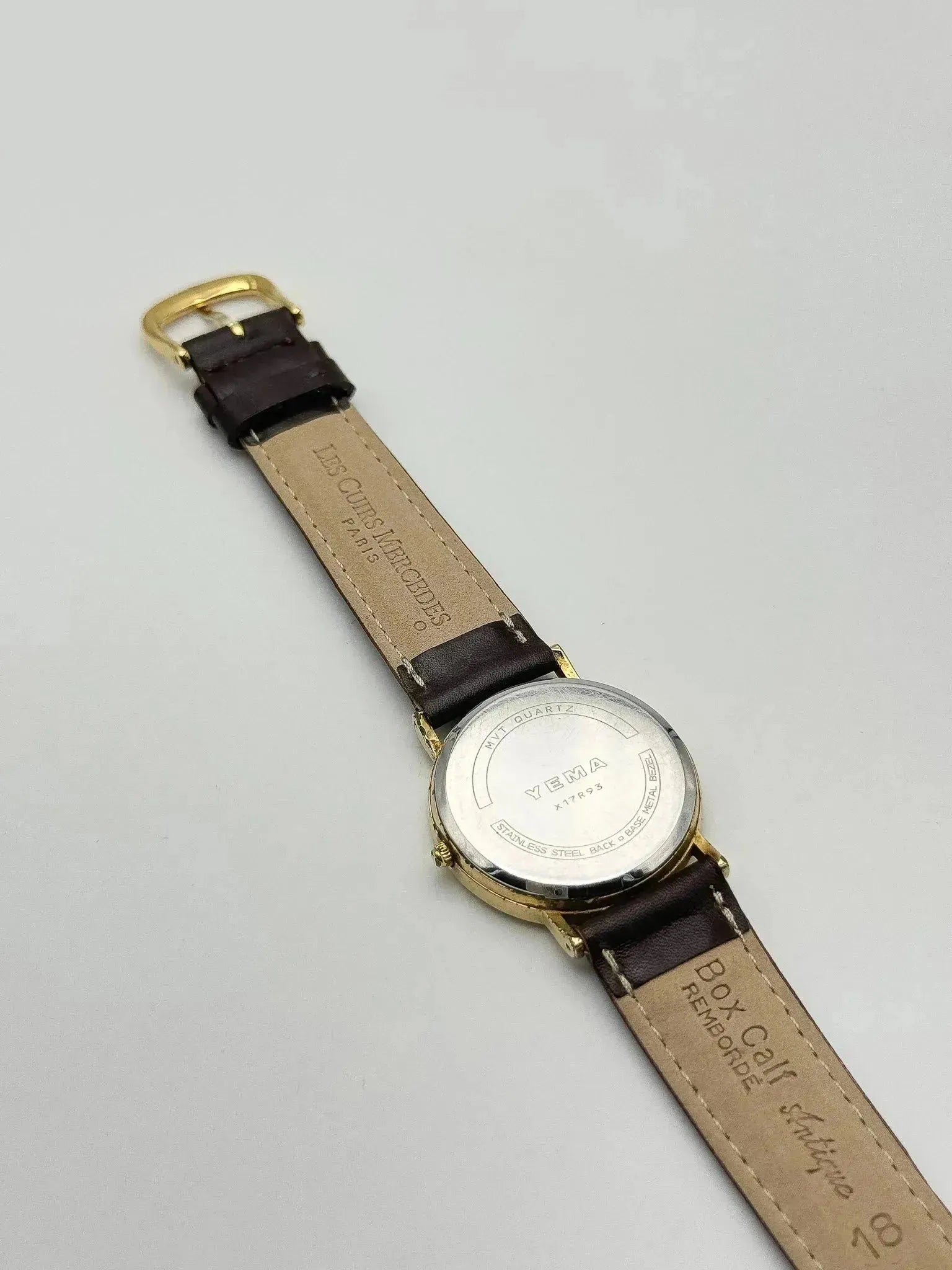 Yema - Ronde plaqué or Breguet Numerals - 1990s - Atelier Victor Paris - Vintage Watch Shop Dubai