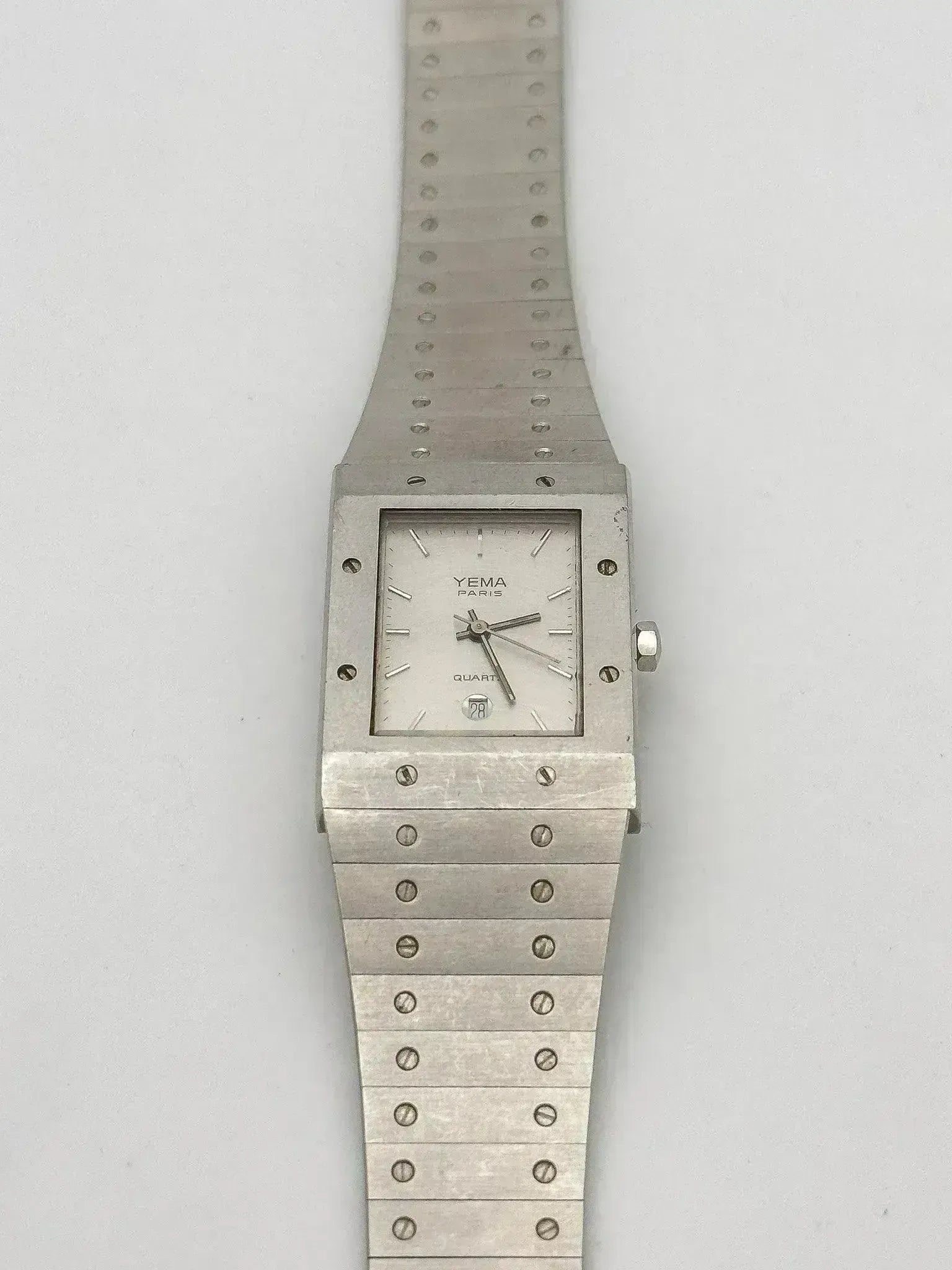 Yema Silver and White Watch stainless steel Yema Silver and White Watch stainless steel main image 3