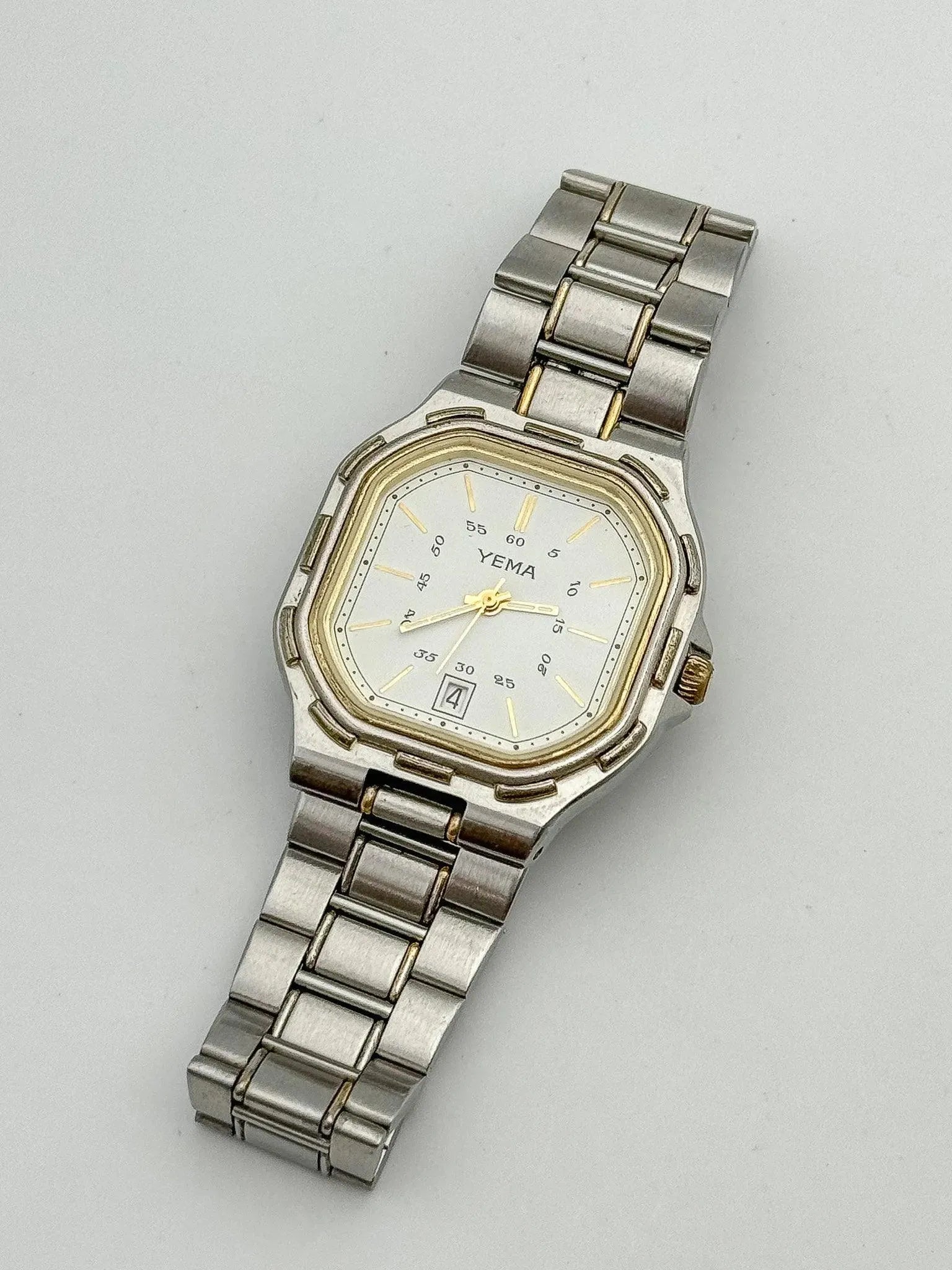 Yema - Royal Octogonal Acier Or - 1990s - Atelier Victor Paris - Vintage Watch Shop Dubai