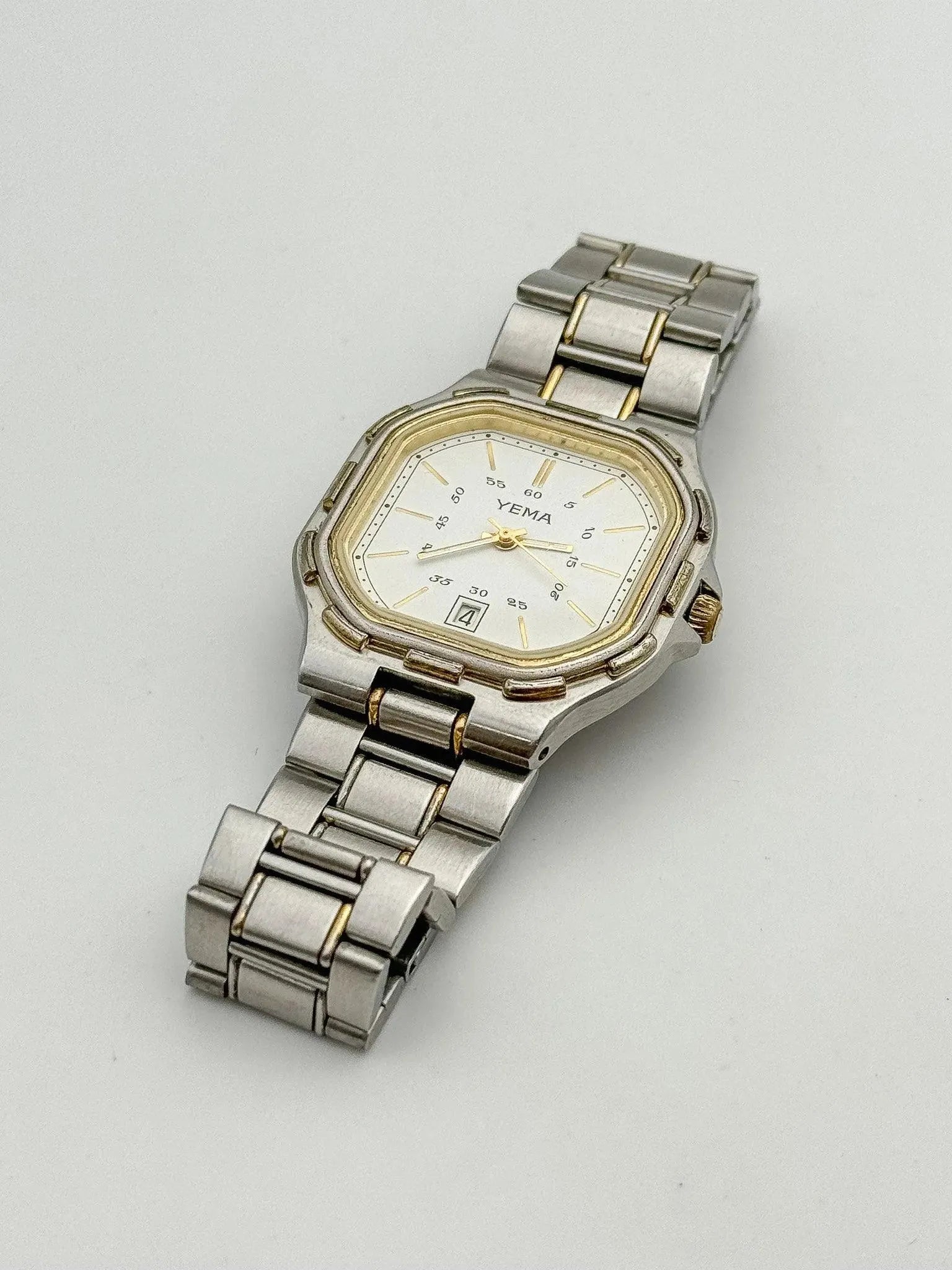 Yema - Royal Octogonal Acier Or - 1990s - Atelier Victor Paris - Vintage Watch Shop Dubai