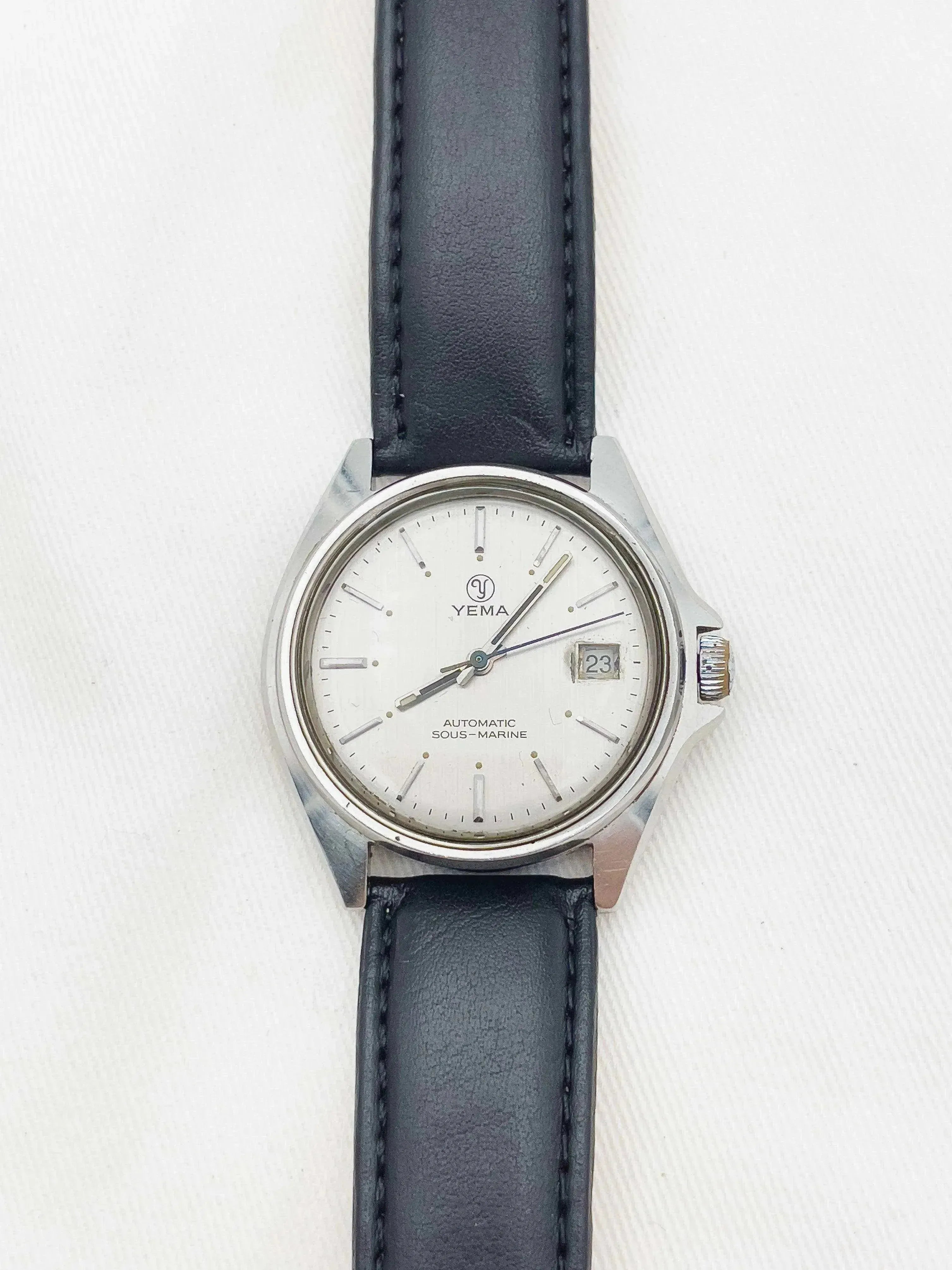 Yema - Sous-Marine Acier Date Noir - 1980s - Atelier Victor