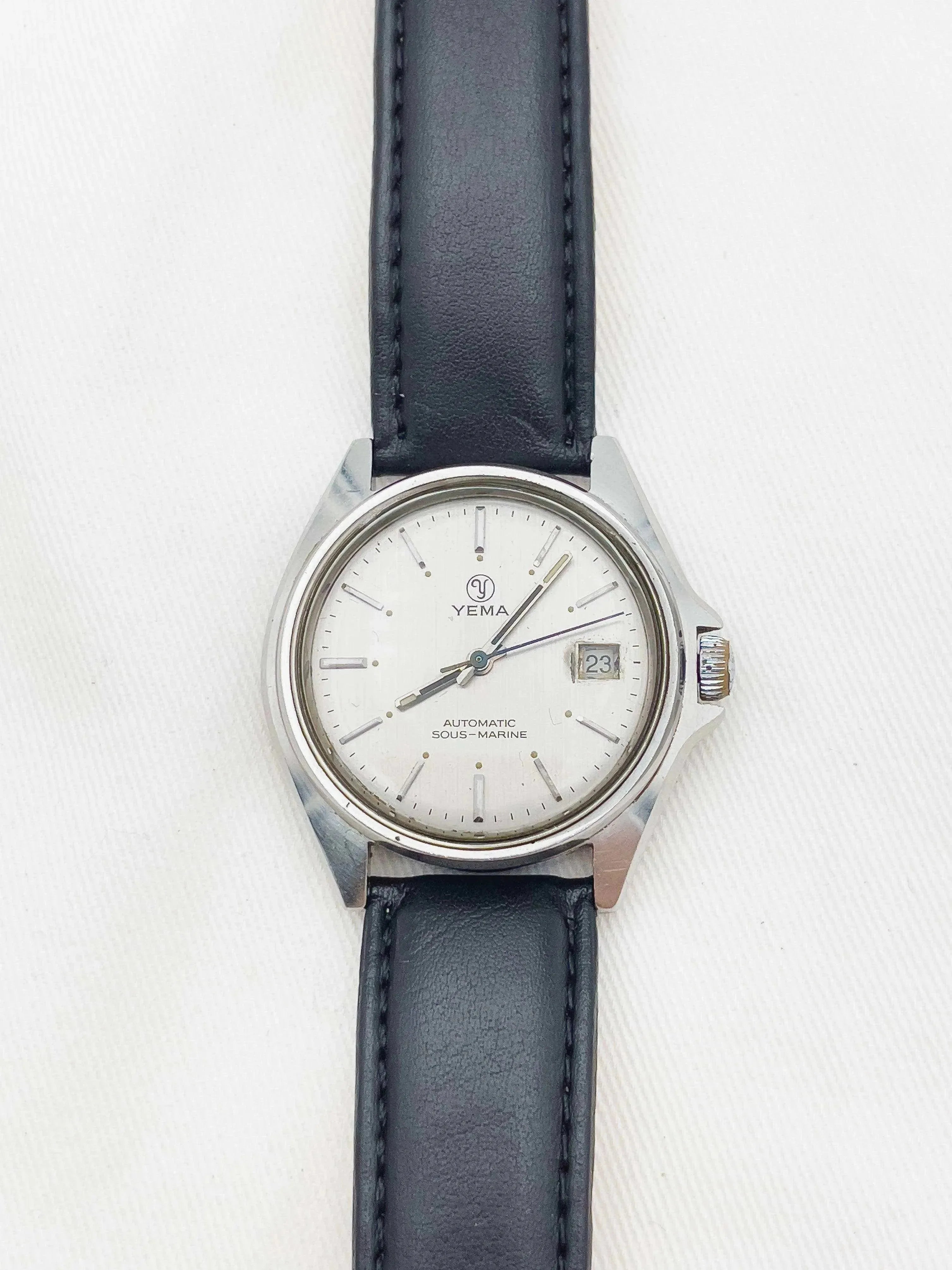 Yema - Sous-Marine Acier Date Noir - 1980s - Atelier Victor - Vintage  Shop