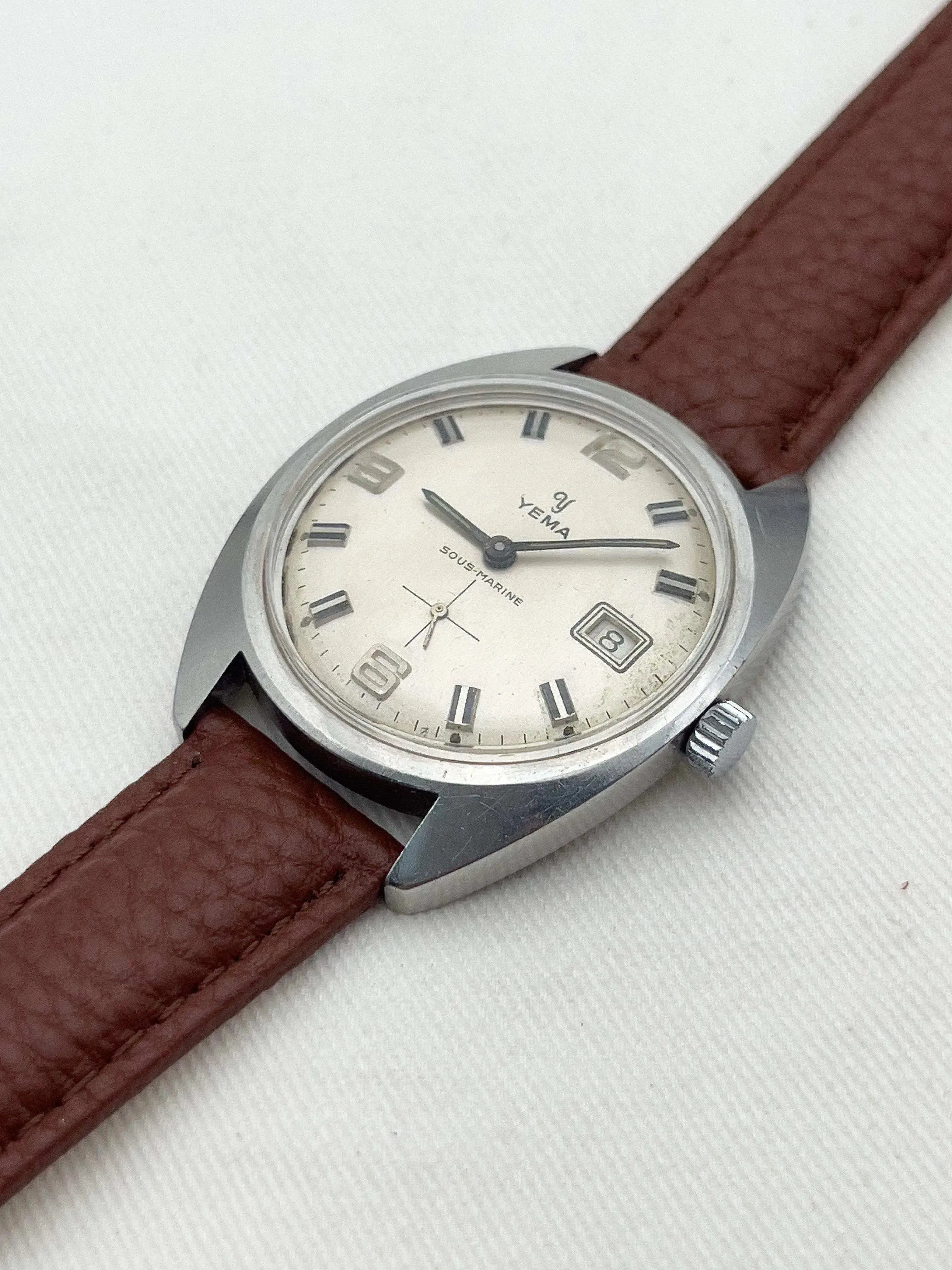 Yema - Sous-Marine Acier patiné petite-seconde - 1960s - Atelier Victor