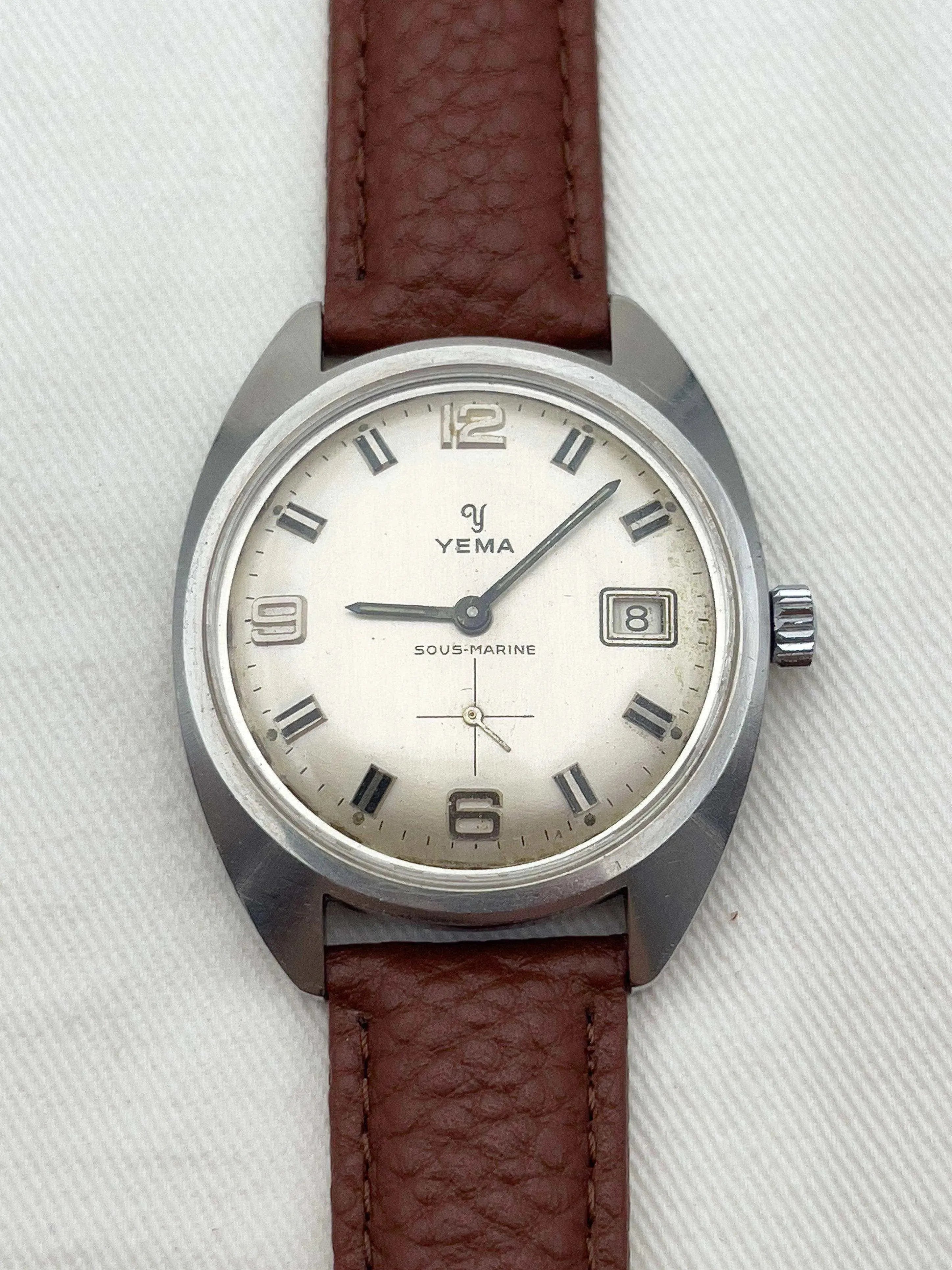 Yema - Sous-Marine Acier patiné petite-seconde - 1960s - Atelier Victor