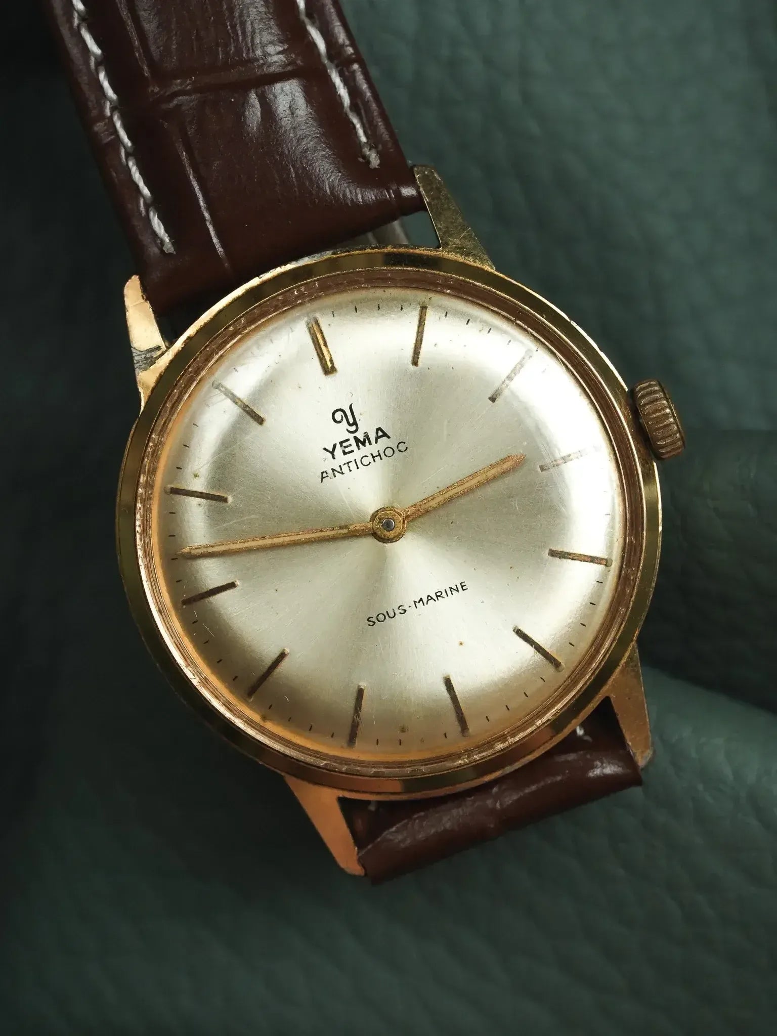 Yema - Sous-Marine 防震镀金手表 - 1960s 