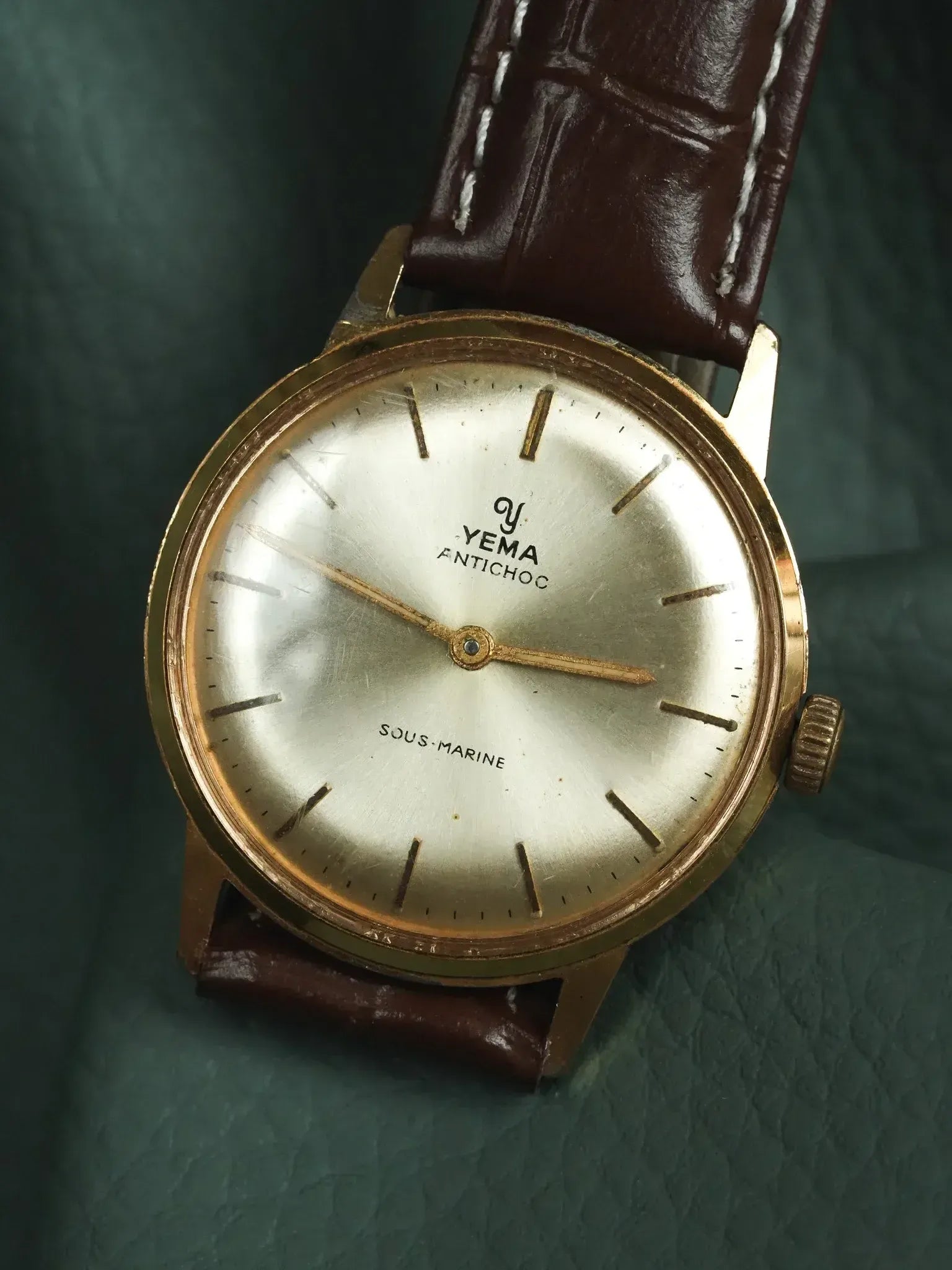 Yema - Sous-Marine 防震镀金手表 - 1960s 