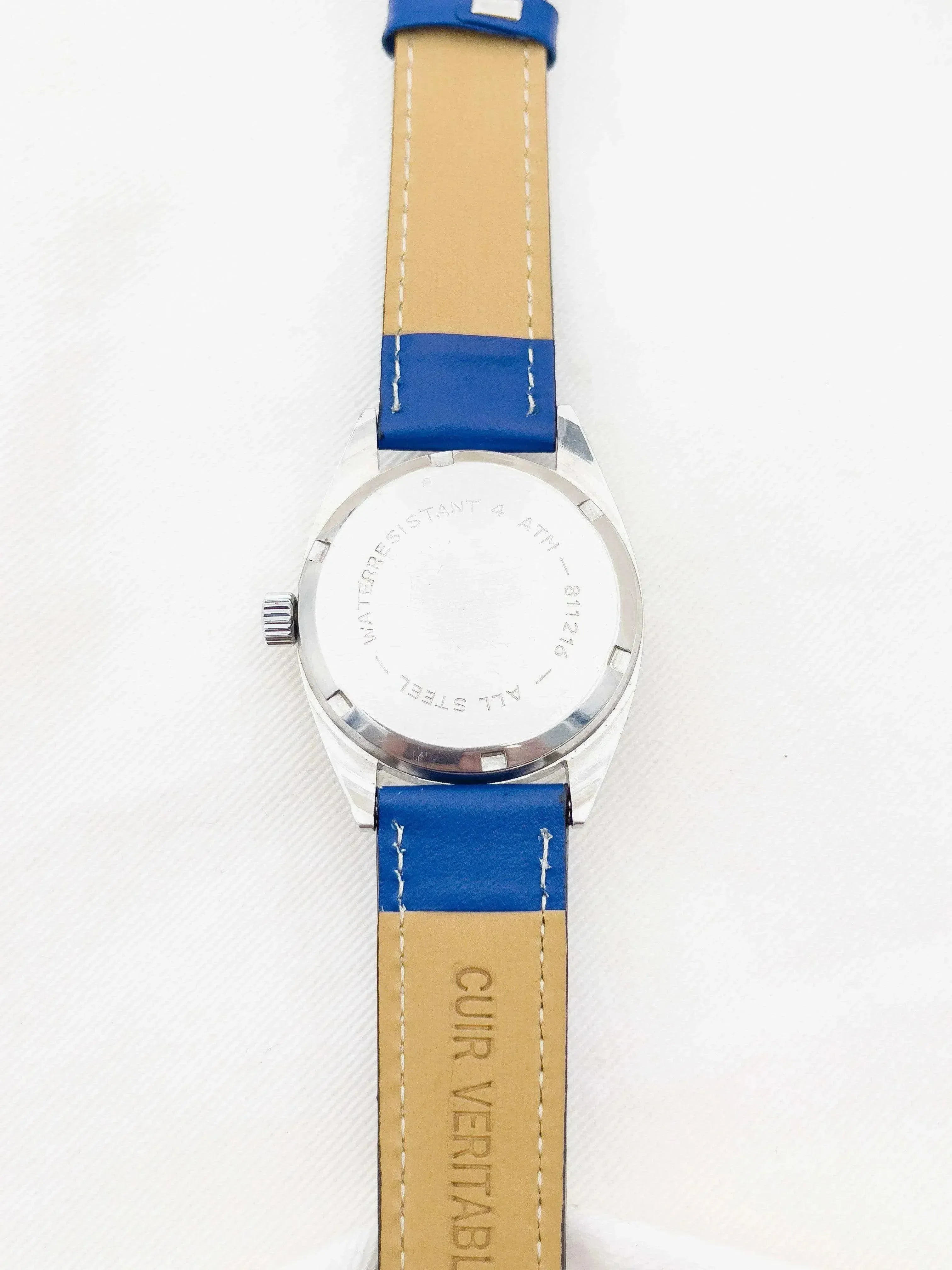 Yema - Sous-Marine Date Cuir bleu - 1960s - Atelier Victor - Vintage  Shop