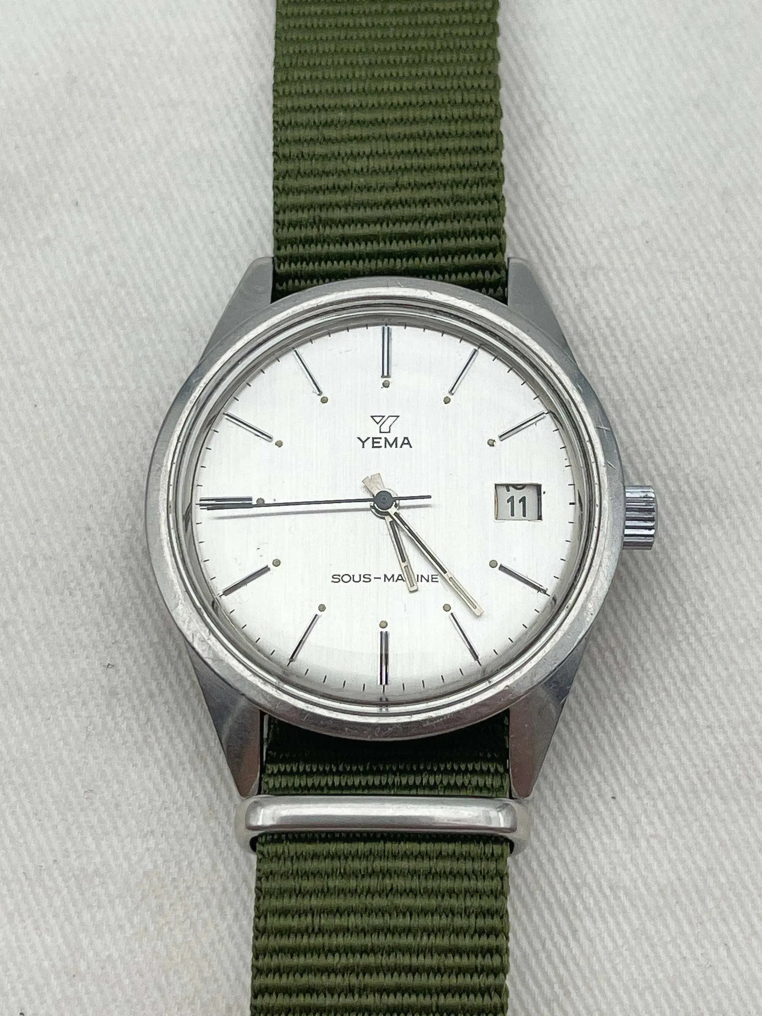 Yema - Sous Marine Date Nato Vert - 1980s - Atelier Victor