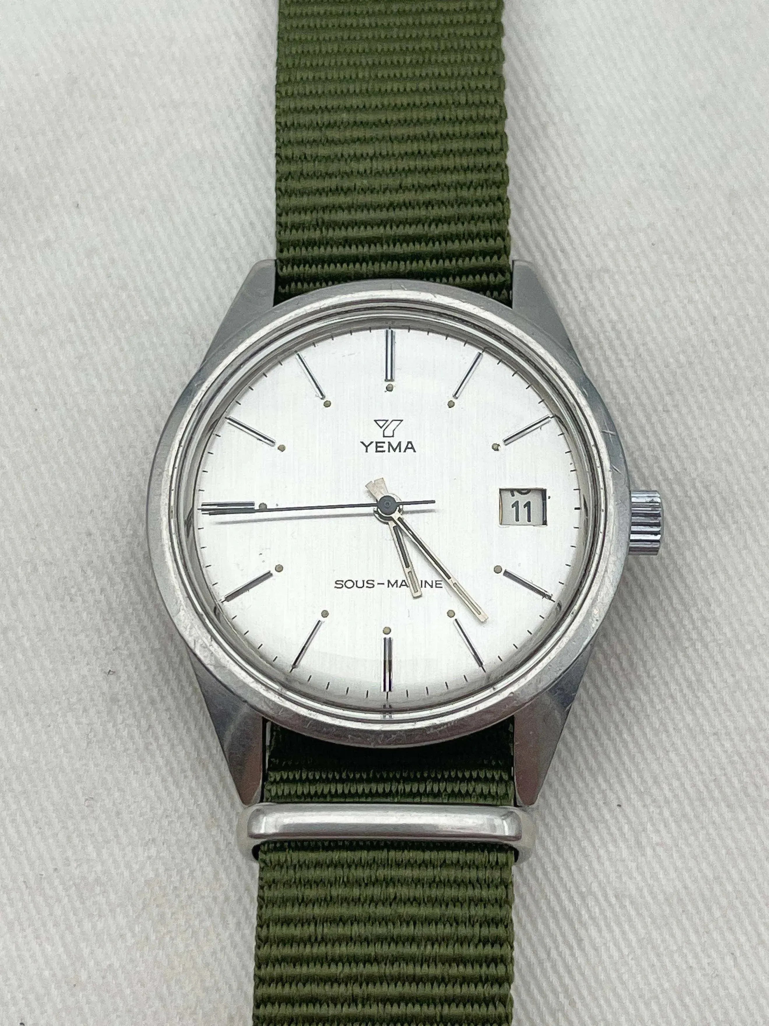 Yema - Sous Marine Date Nato Vert - 1980s - Atelier Victor