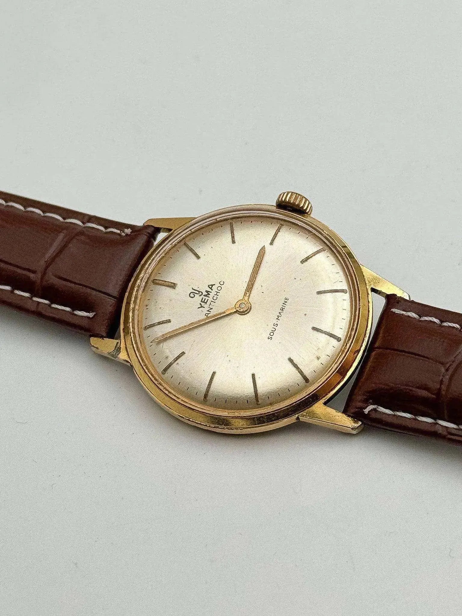 Yema - Sous-Marine Dress Watch - 1960s - Atelier Victor Paris - Vintage Watch Shop Dubai