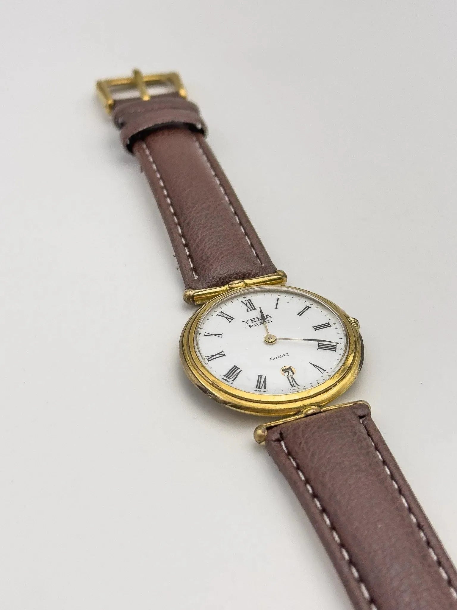 Yema - Special Lugs White - 1990s - Atelier Victor Paris - Vintage Watch Shop Dubai