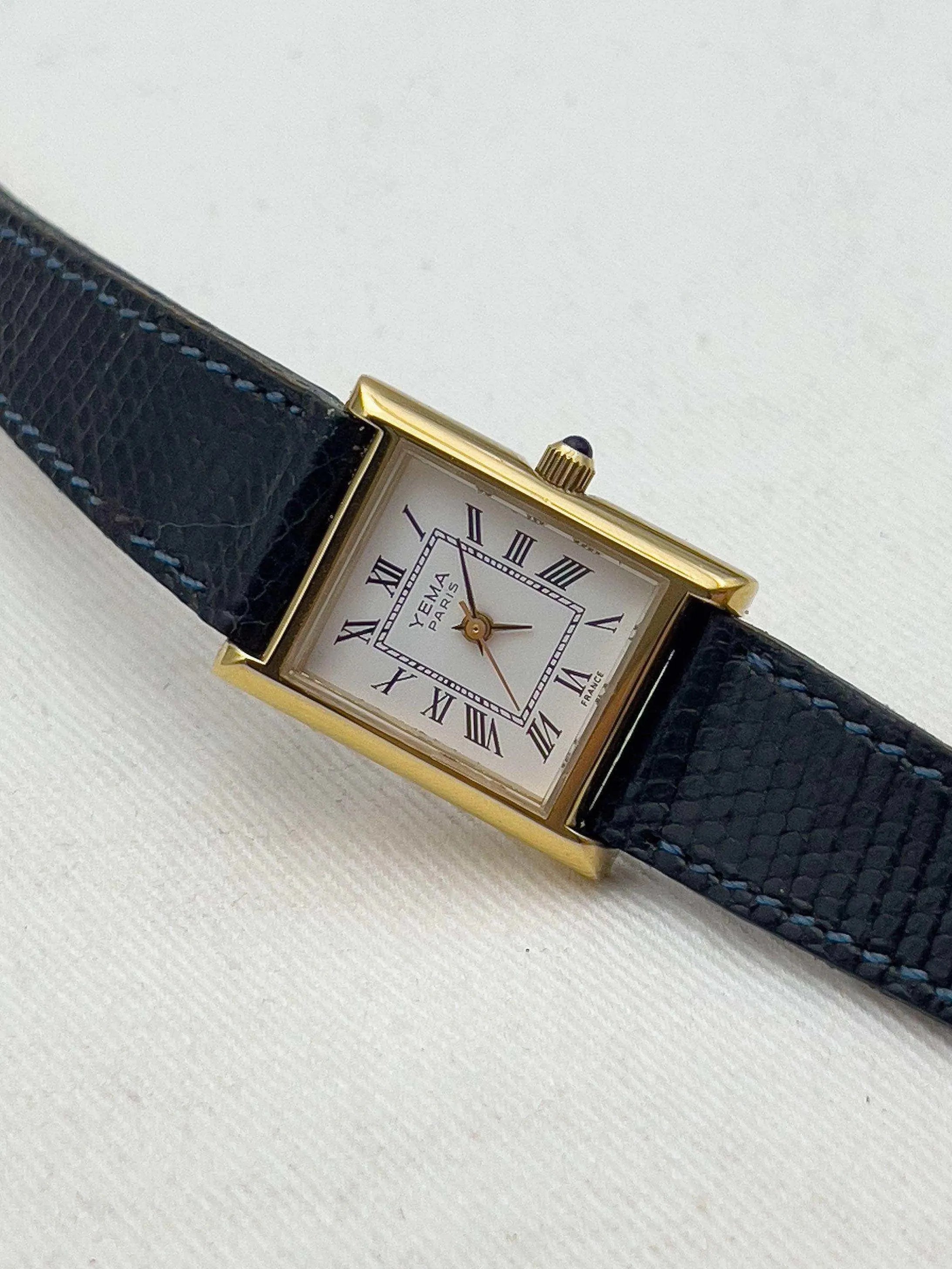 Yema - Tank Femme Cabochon - 1990’s - Atelier Victor Paris - Vintage Watch Shop Dubai
