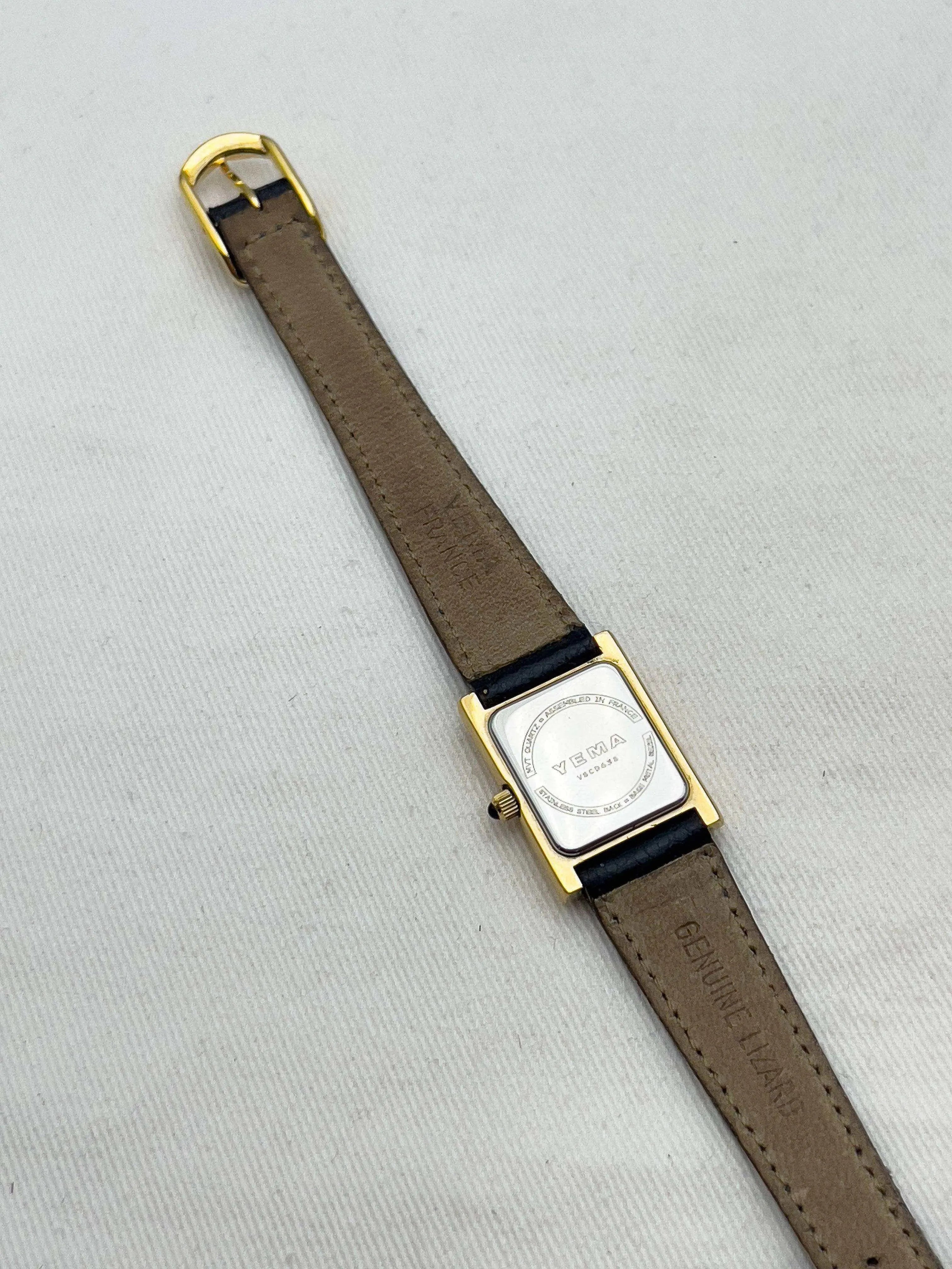 Yema - Tank Femme Cabochon - 1990’s - Atelier Victor Paris - Vintage Watch Shop Dubai