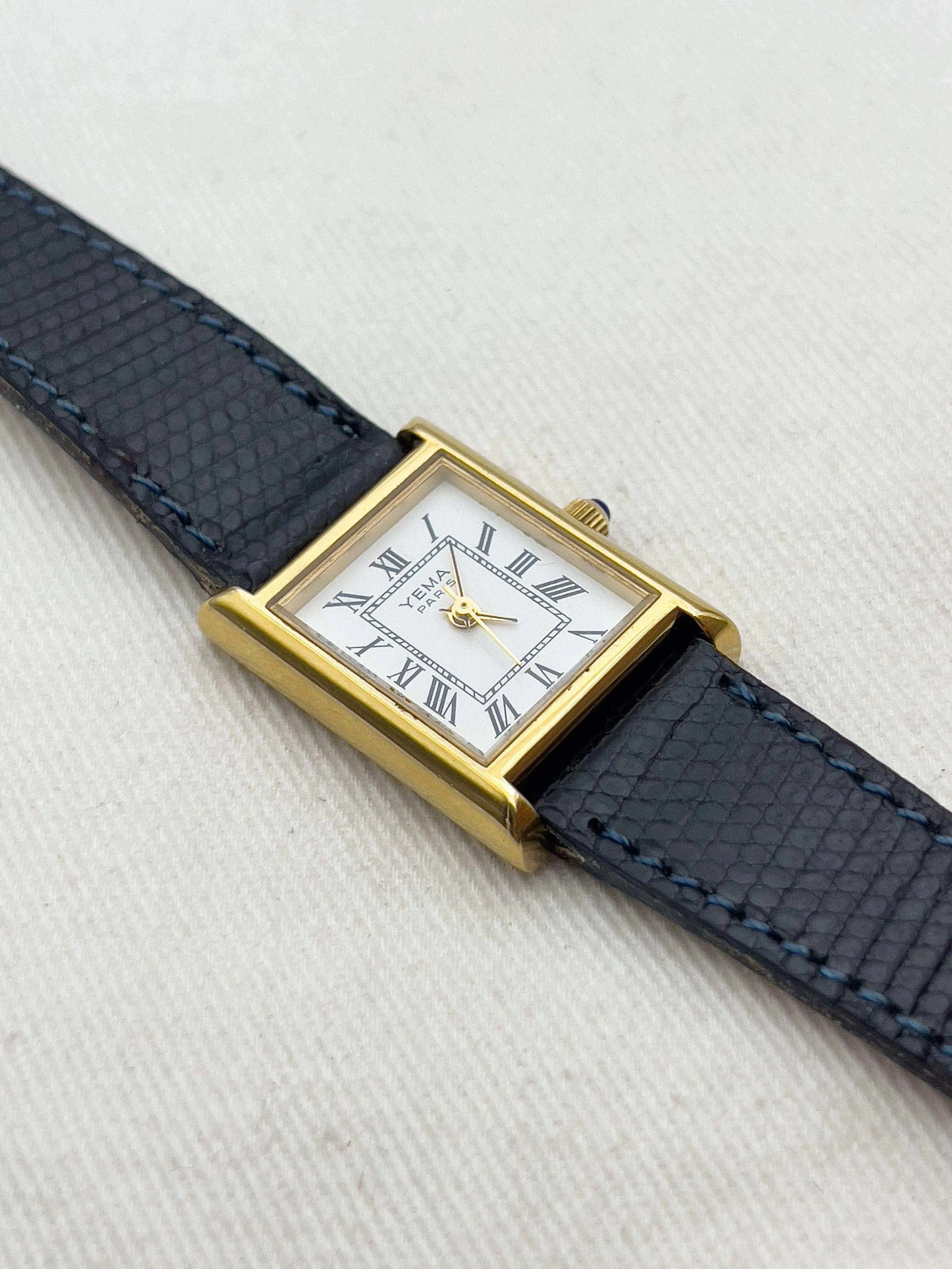Yema - Tank Femme Cabochon - 1990’s - Atelier Victor Paris - Vintage Watch Shop Dubai