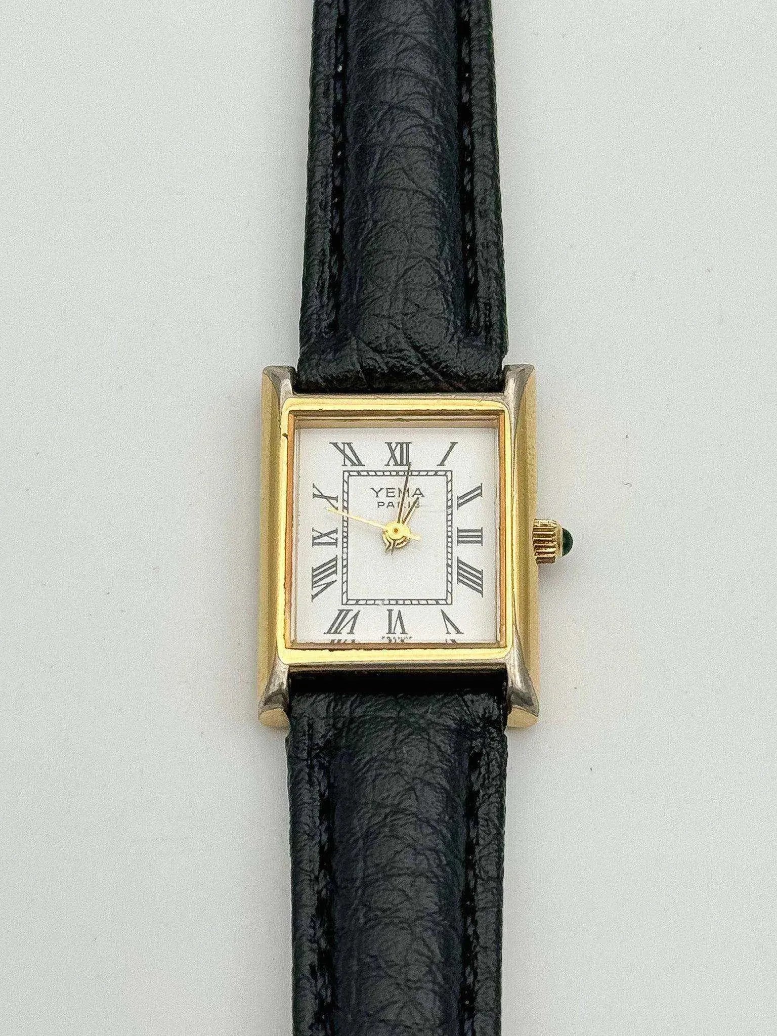 Yema - Tank Gold Lady - 1990’s - Atelier Victor Paris - Vintage Watch Shop Dubai