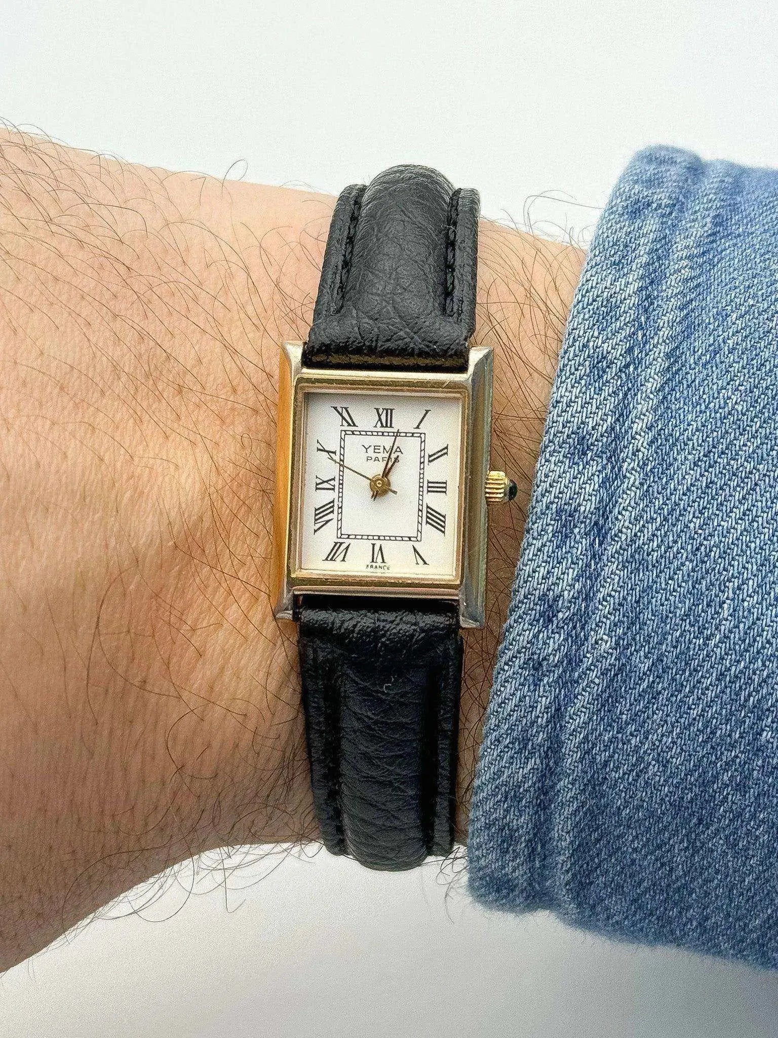 Yema - Tank Gold Lady - 1990’s - Atelier Victor Paris - Vintage Watch Shop Dubai