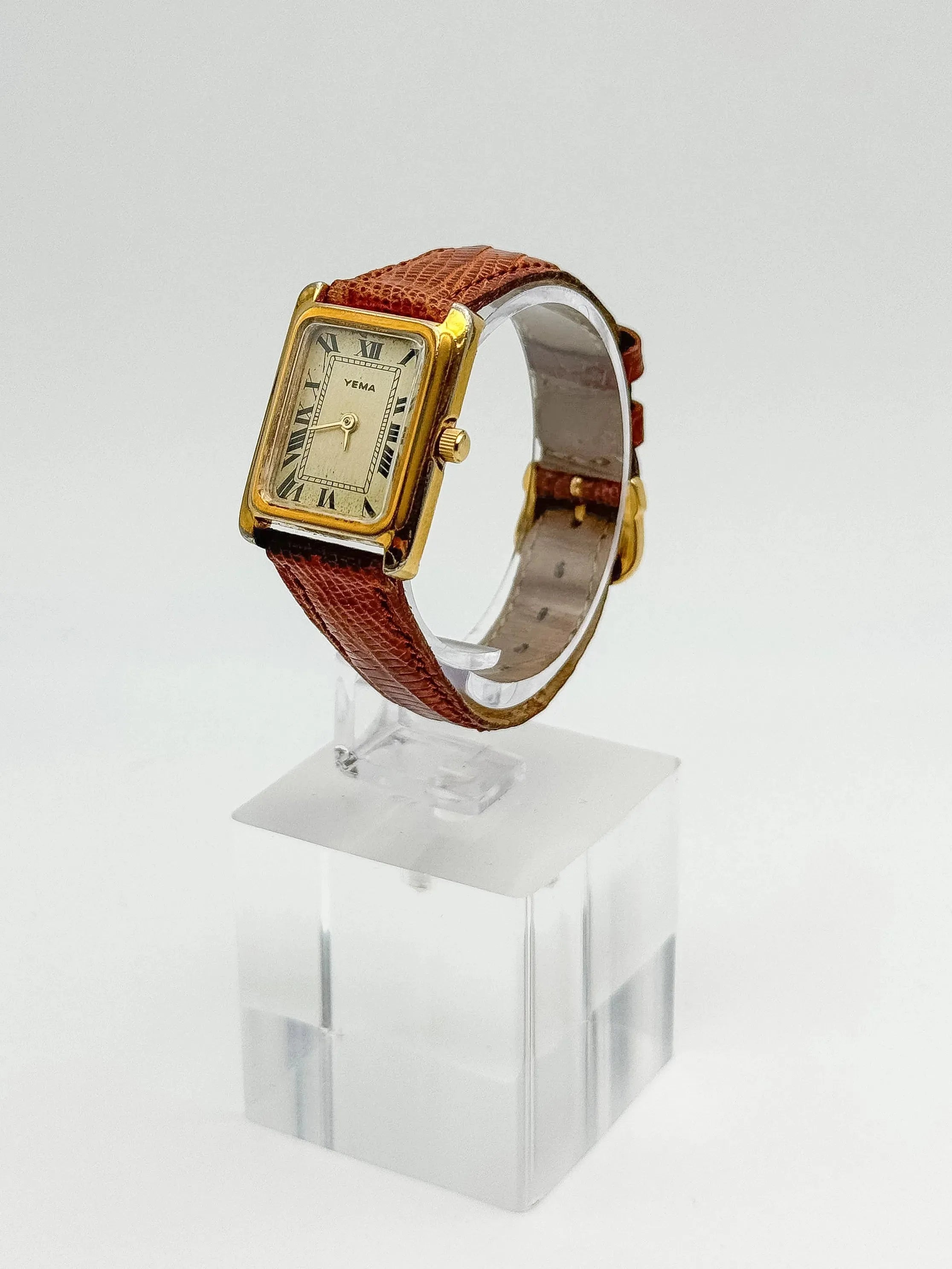 Yema - Tank Paris Plaqué or - 1990s - Atelier Victor Paris - Vintage Watch Shop Dubai