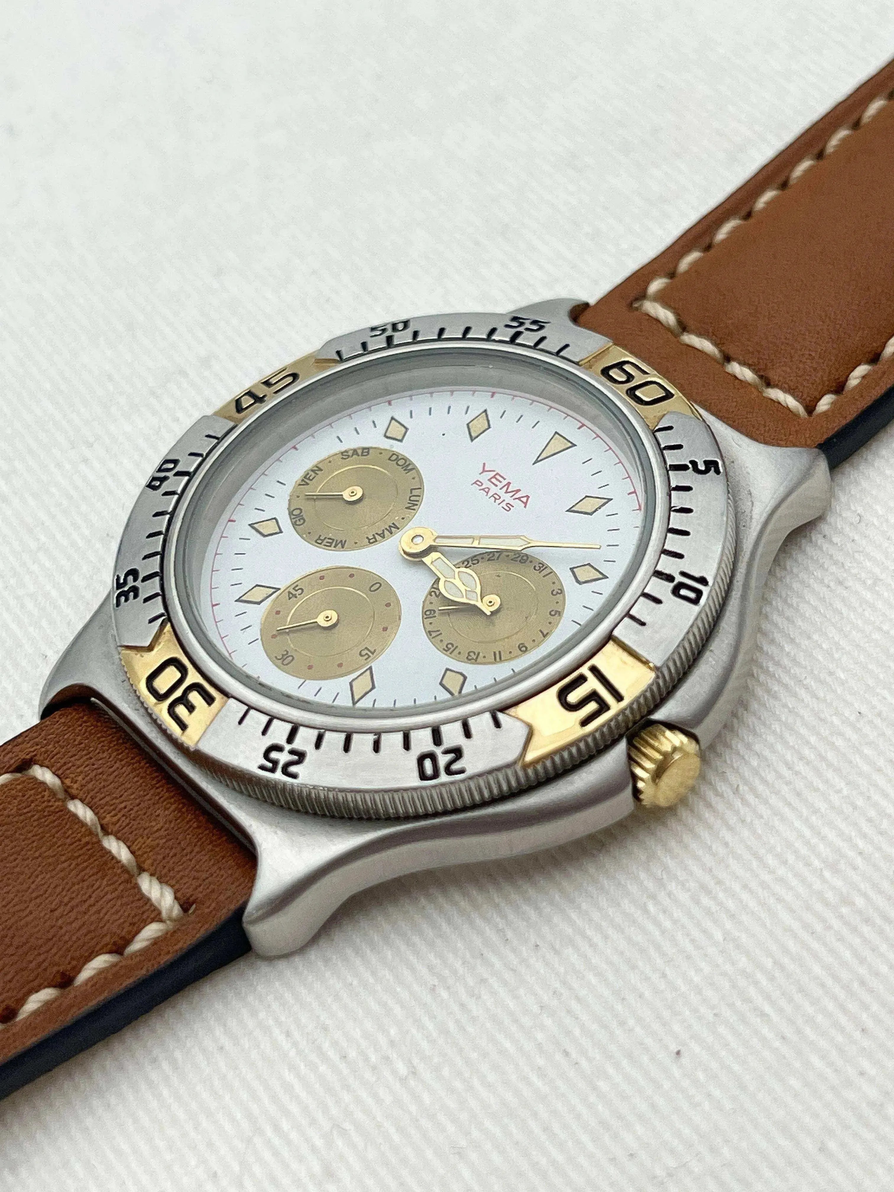 Yema - Triple Calendar - 1990s - Atelier Victor Paris - Vintage Watch Shop Dubai