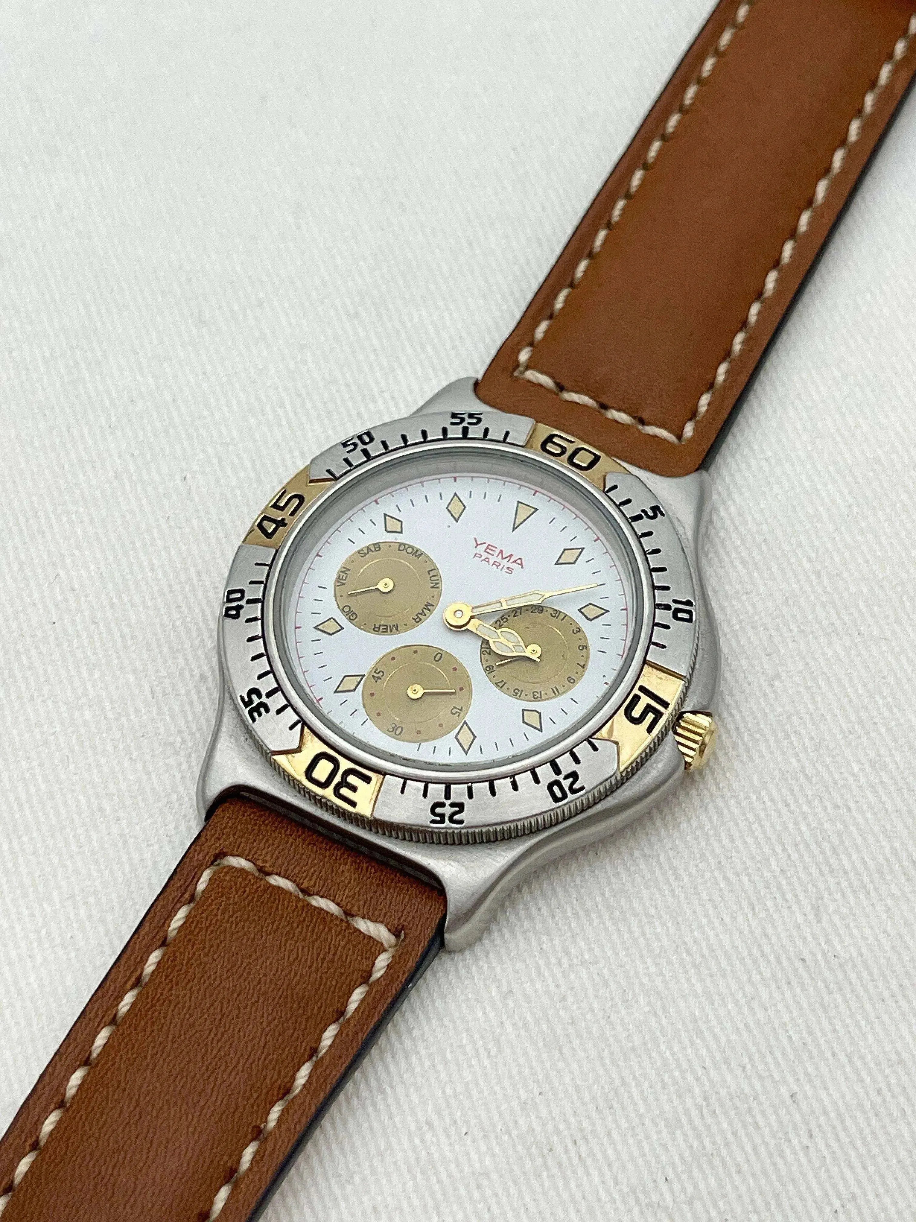 Yema - Triple Calendar - 1990s - Atelier Victor Paris - Vintage Watch Shop Dubai