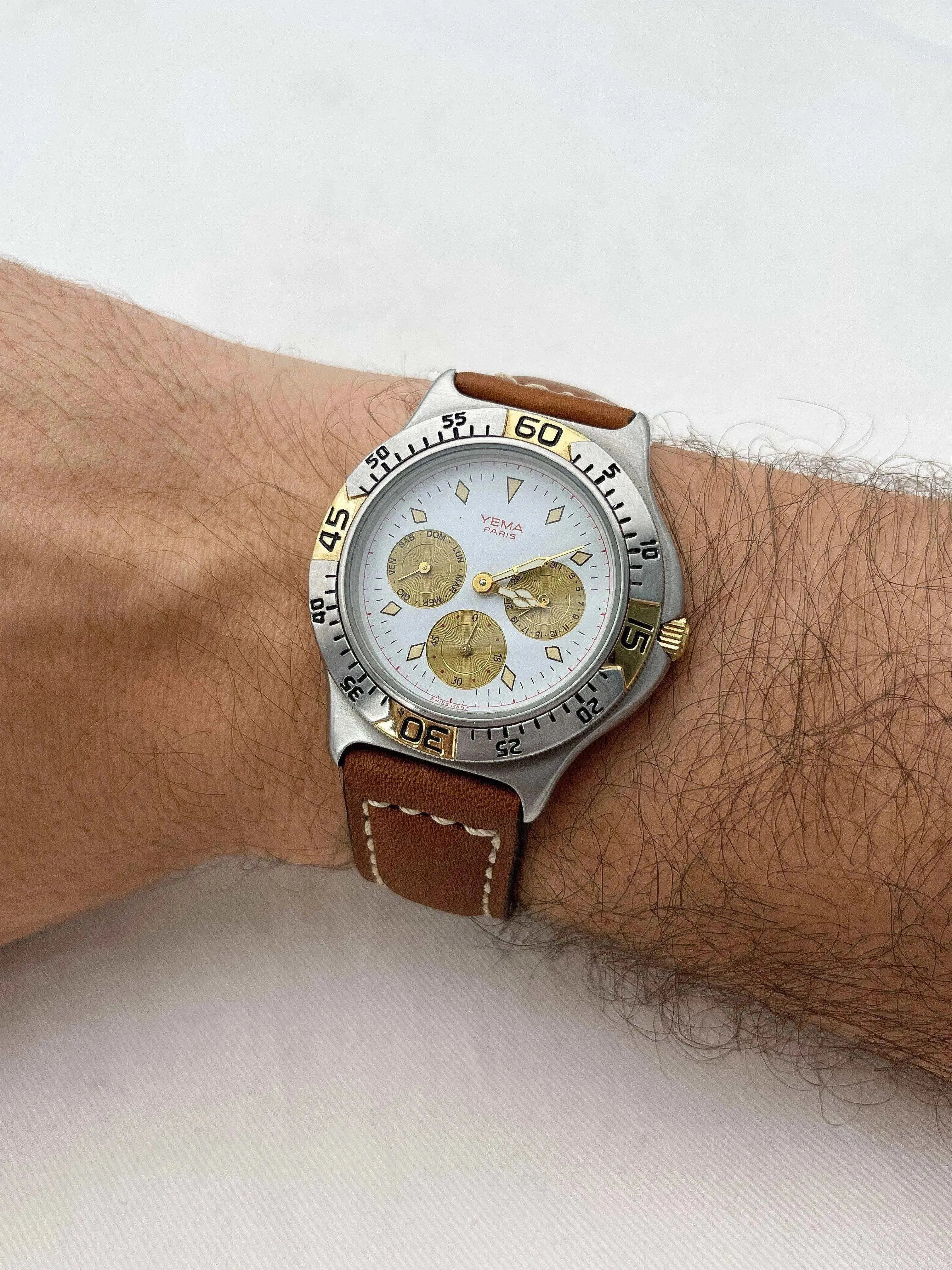 Yema - Triple Calendar - 1990s - Atelier Victor Paris - Vintage Watch Shop Dubai