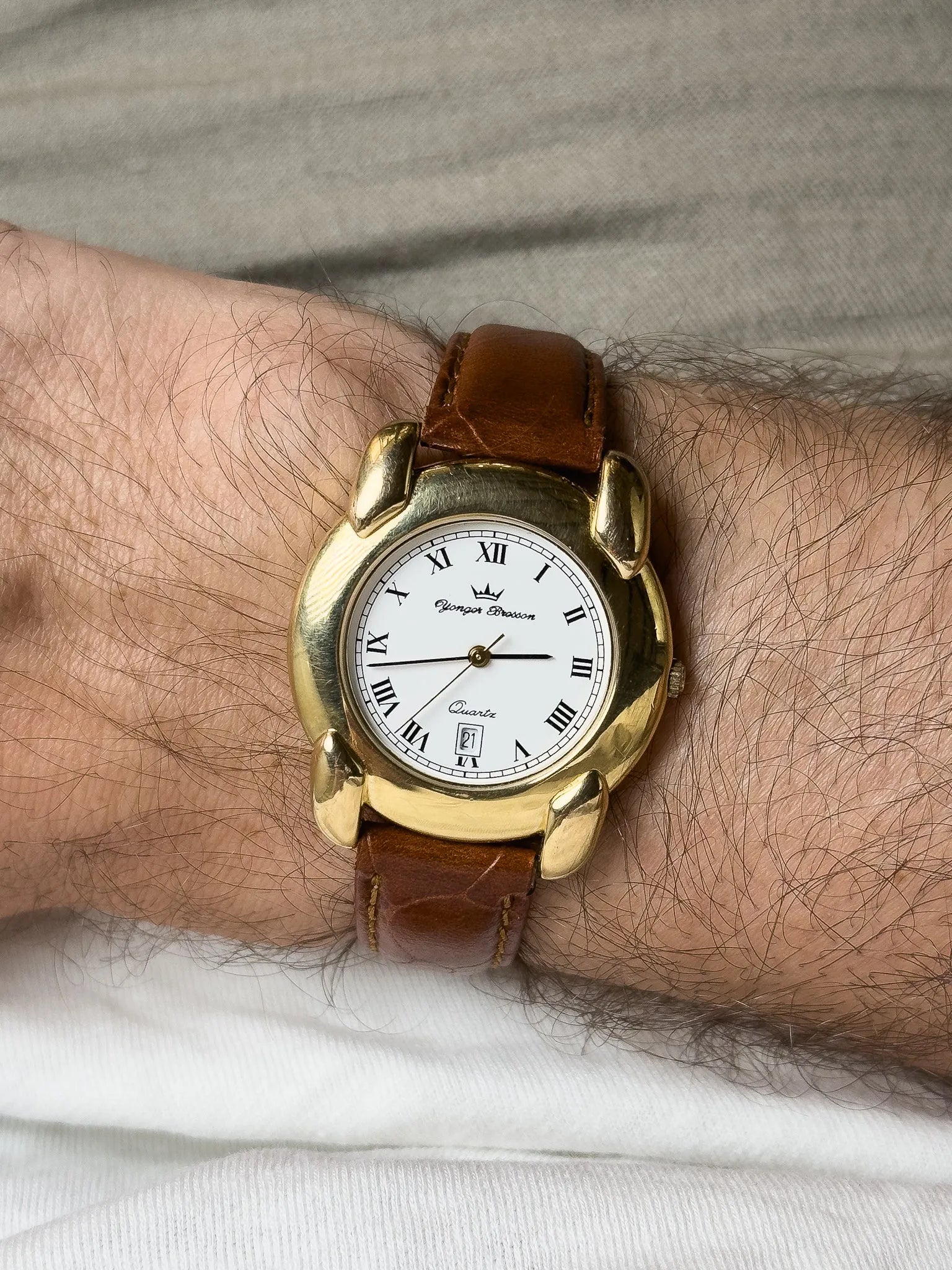 Yonger Bresson - Cornes Gouttes d'eau Bulles Or - 1990s - Atelier Victor