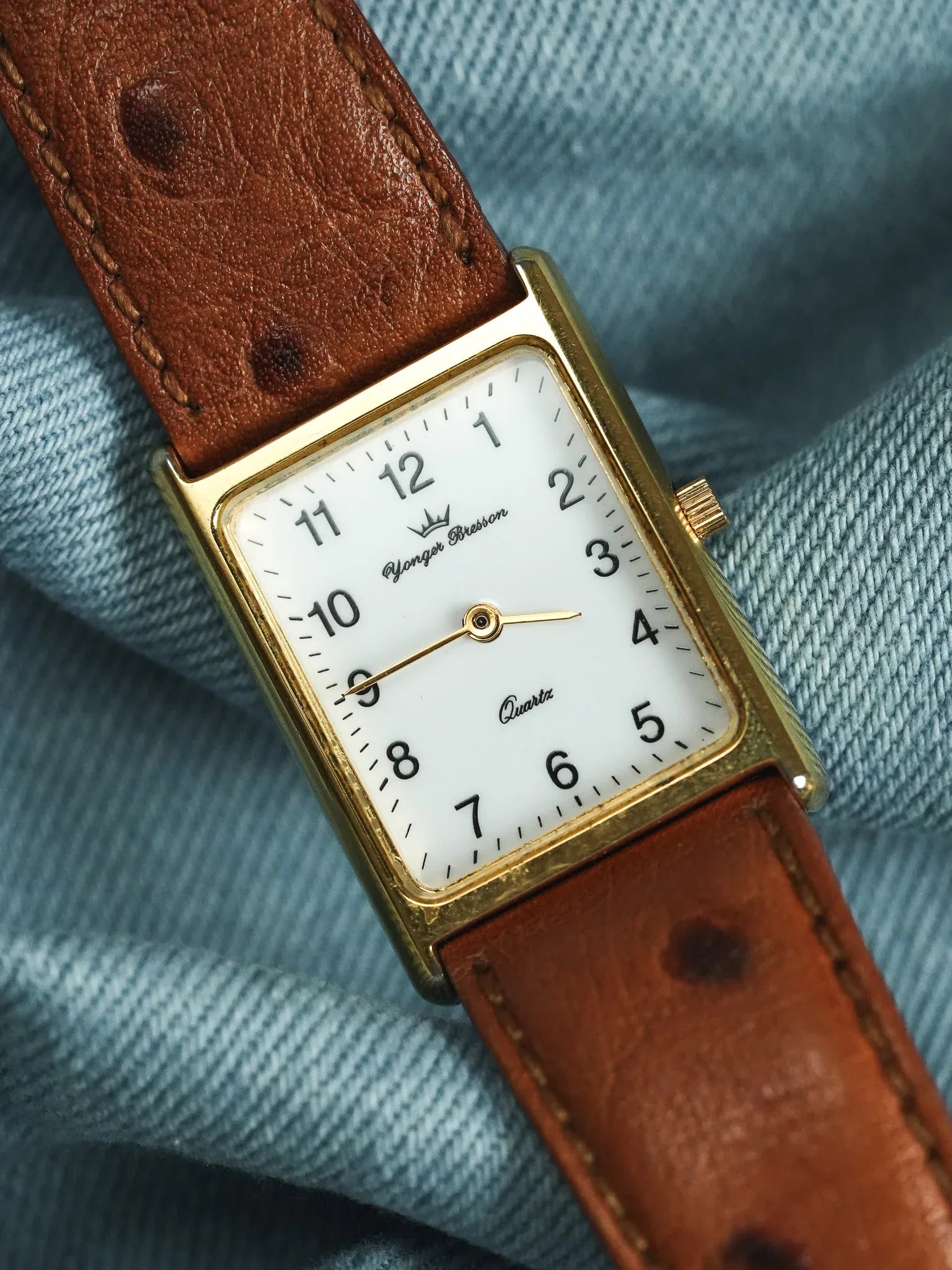 Yonger Bresson - Tank Cadran Blanc Quartz - 1990s - Atelier Victor