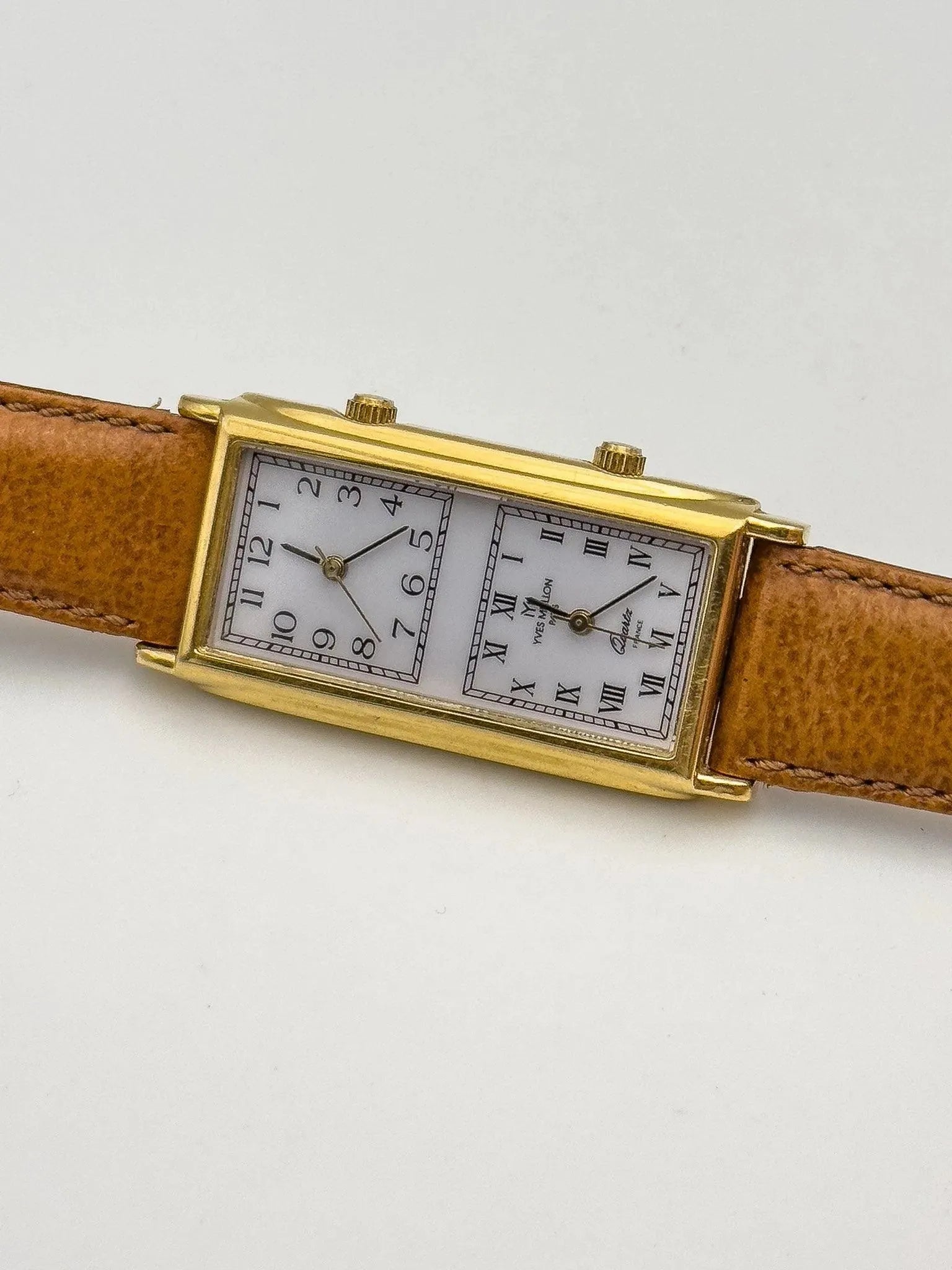 Yves Meillon Paris - Dual Time - 1990's - Atelier Victor Paris - Vintage Watch Shop Dubai