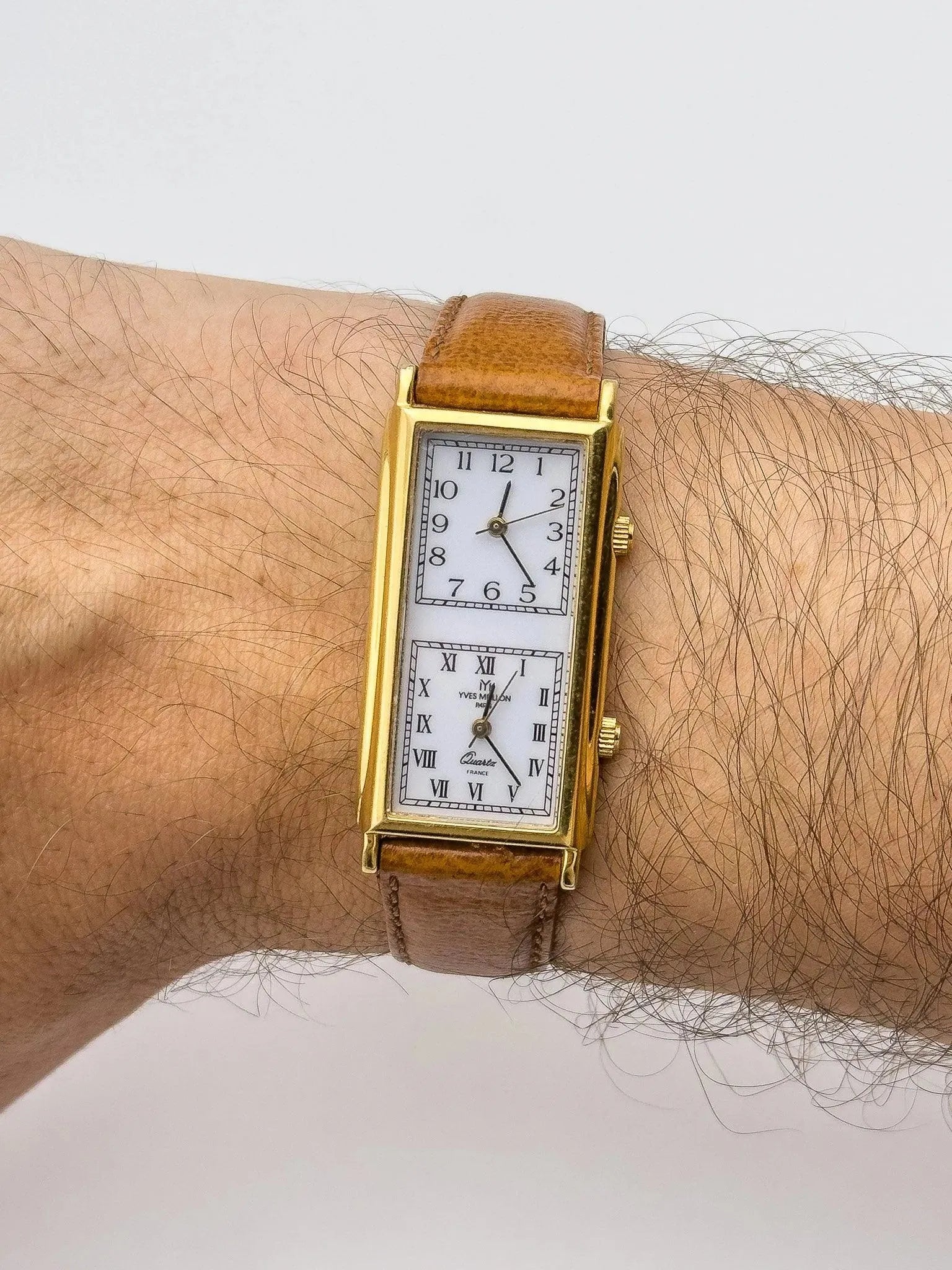 Yves Meillon Paris - Dual Time - 1990's - Atelier Victor Paris - Vintage Watch Shop Dubai