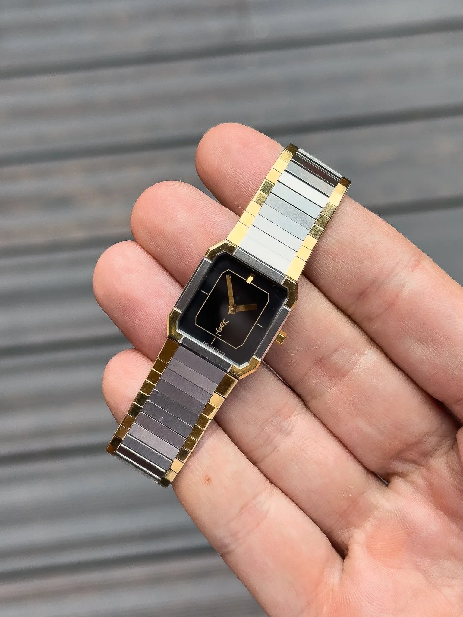 Yves Saint Laurent - YSL vintage Acier plaqué or - 1980s - Atelier Victor