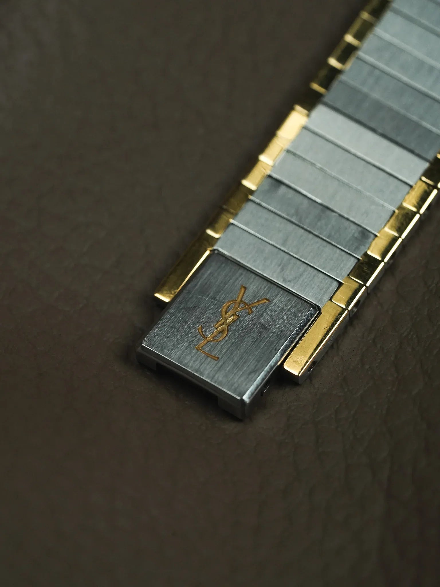 Yves Saint Laurent - YSL vintage Acier plaqué or - 1980s - Atelier Victor