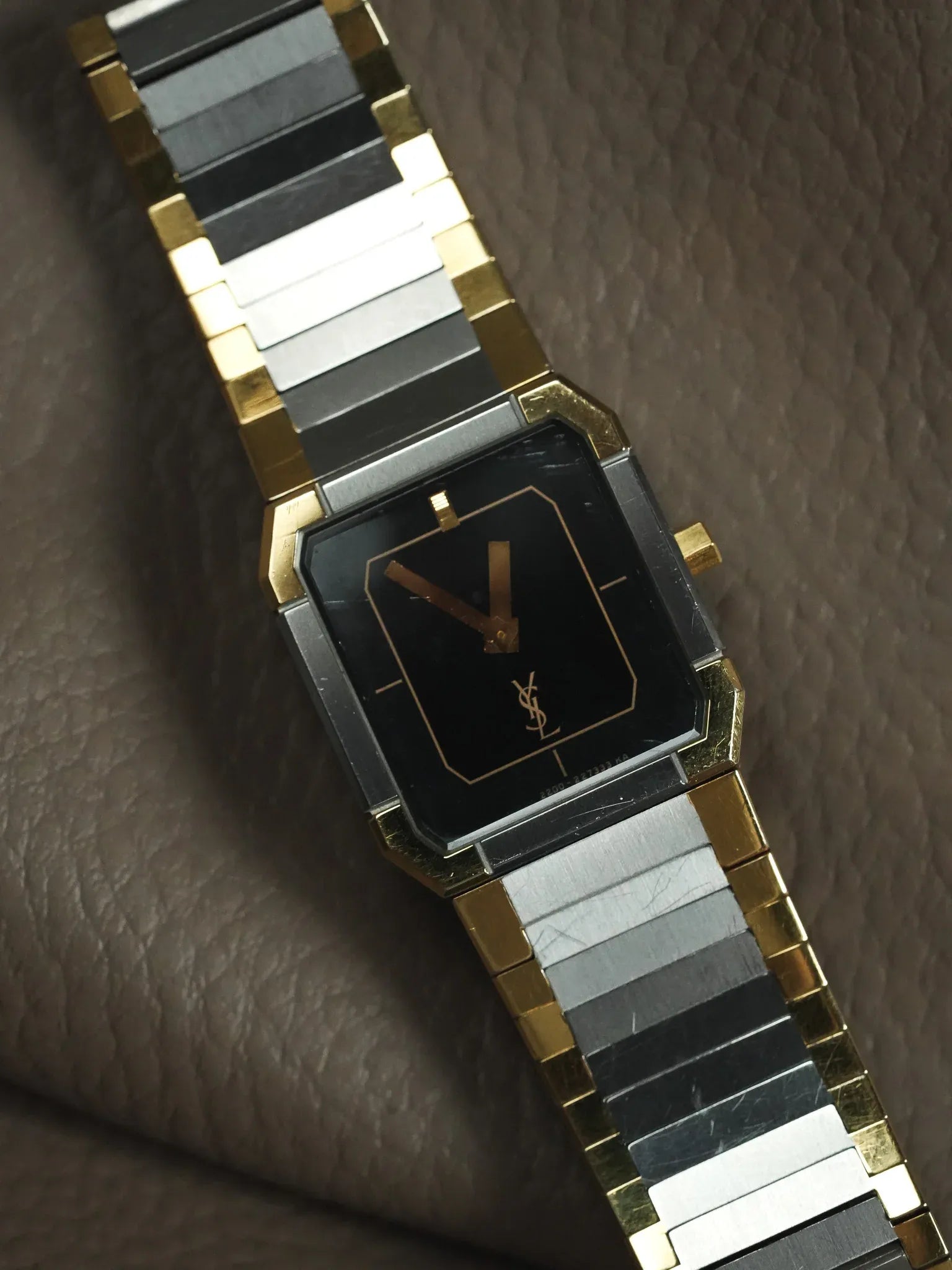 Yves Saint Laurent - YSL vintage Acier plaqué or - 1980s - Atelier Victor