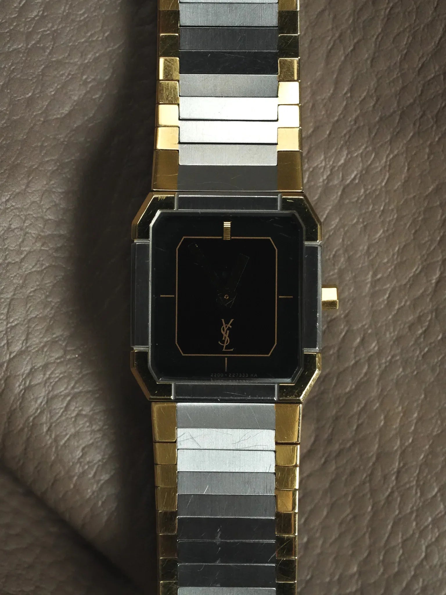 Yves Saint Laurent - YSL vintage Acier plaqué or - 1980s - Atelier Victor