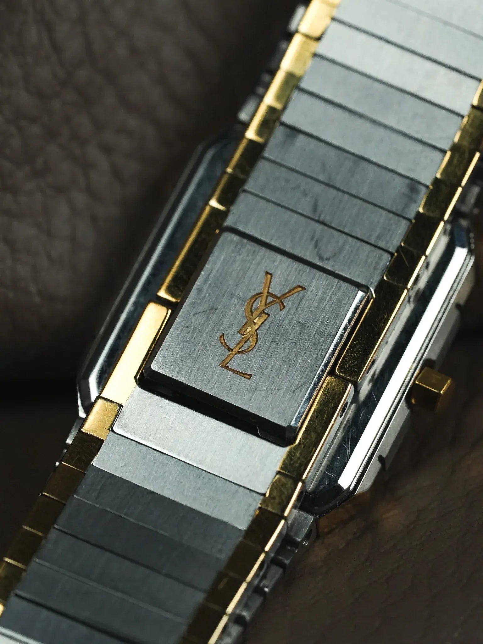 Yves Saint Laurent - YSL vintage Acier plaqué or - 1980s - Atelier Victor