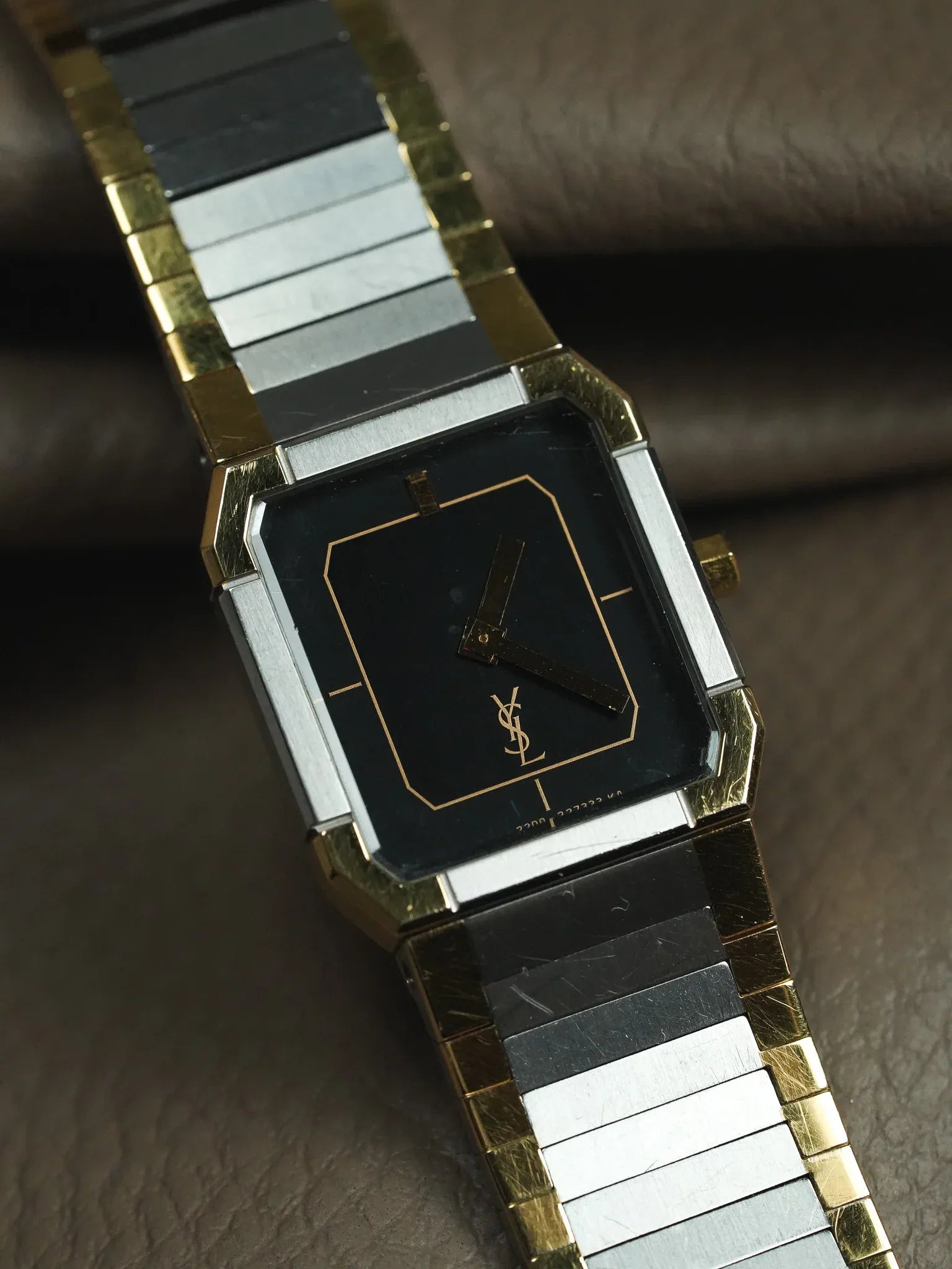 Yves Saint Laurent - YSL vintage Acier plaqué or - 1980s - Atelier Victor