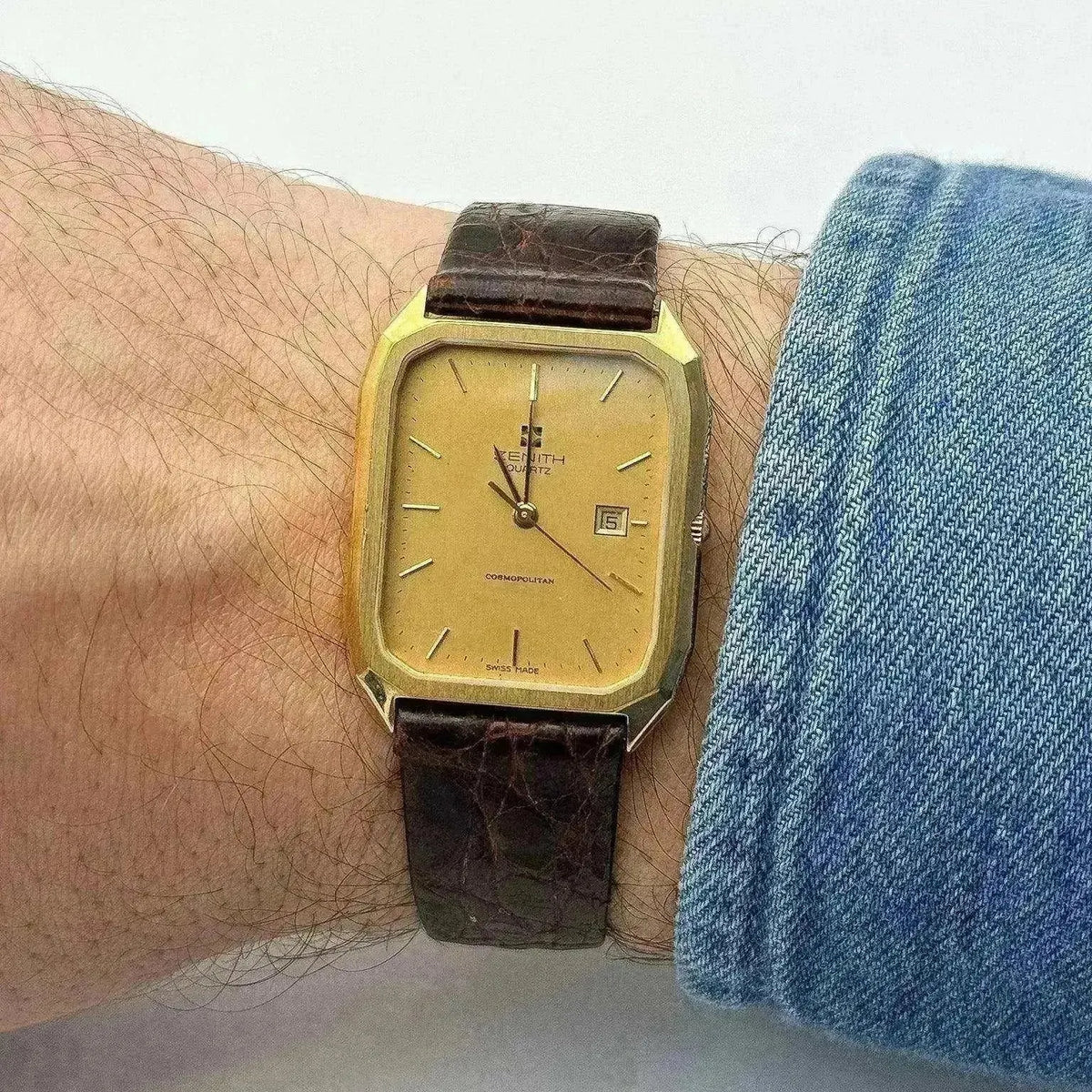 Boîte Vintage Zenith Acropolis – Écrin Rétro Pour Montre Collector